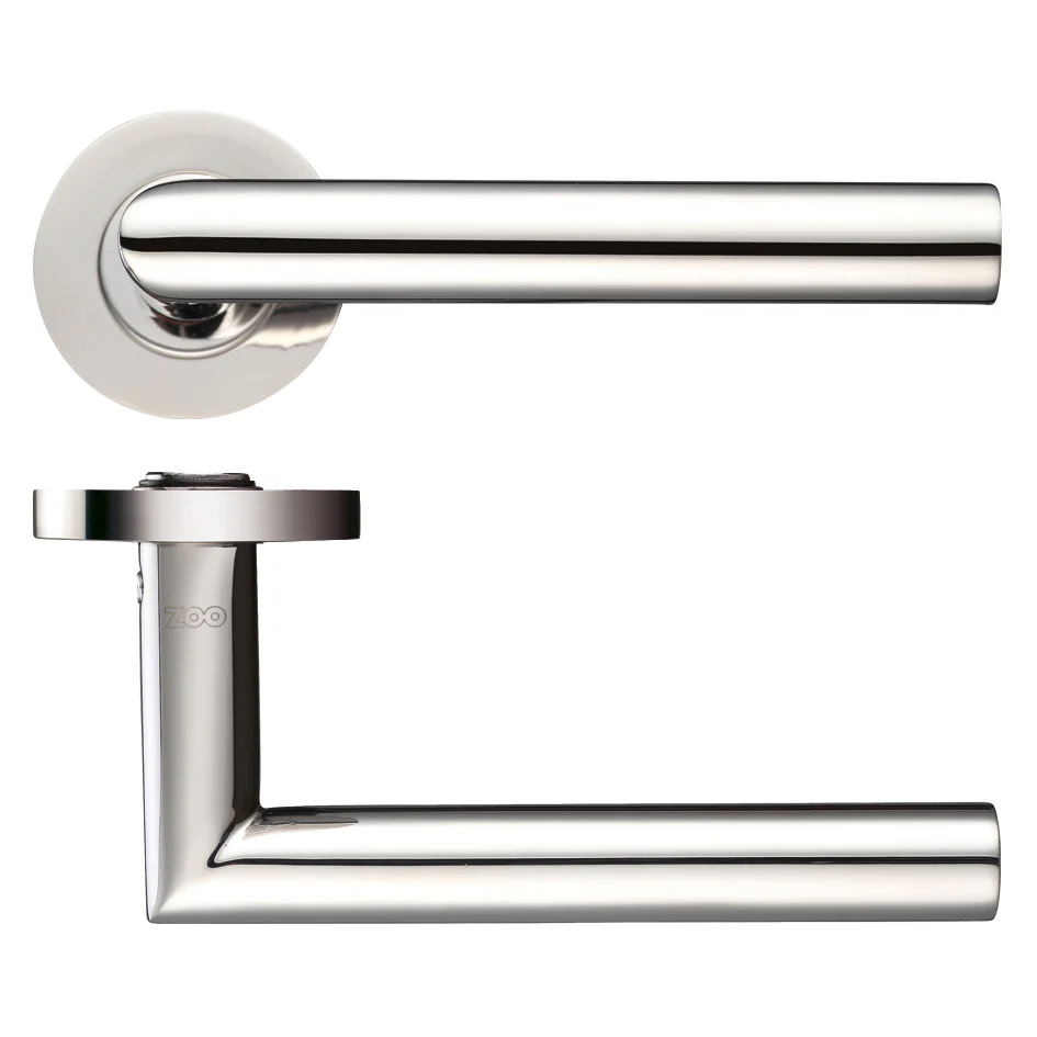 19mm Mitred Lever on Round Rose - Grade 304 - Image 3