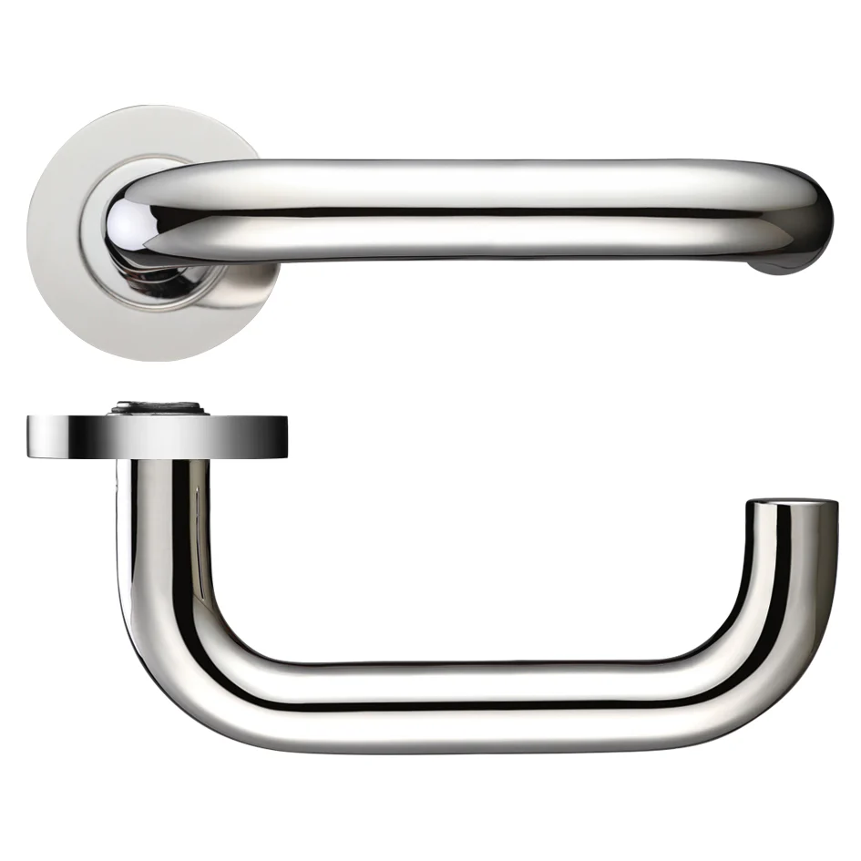 19mm Return to Door Lever on Round Rose - Image 2