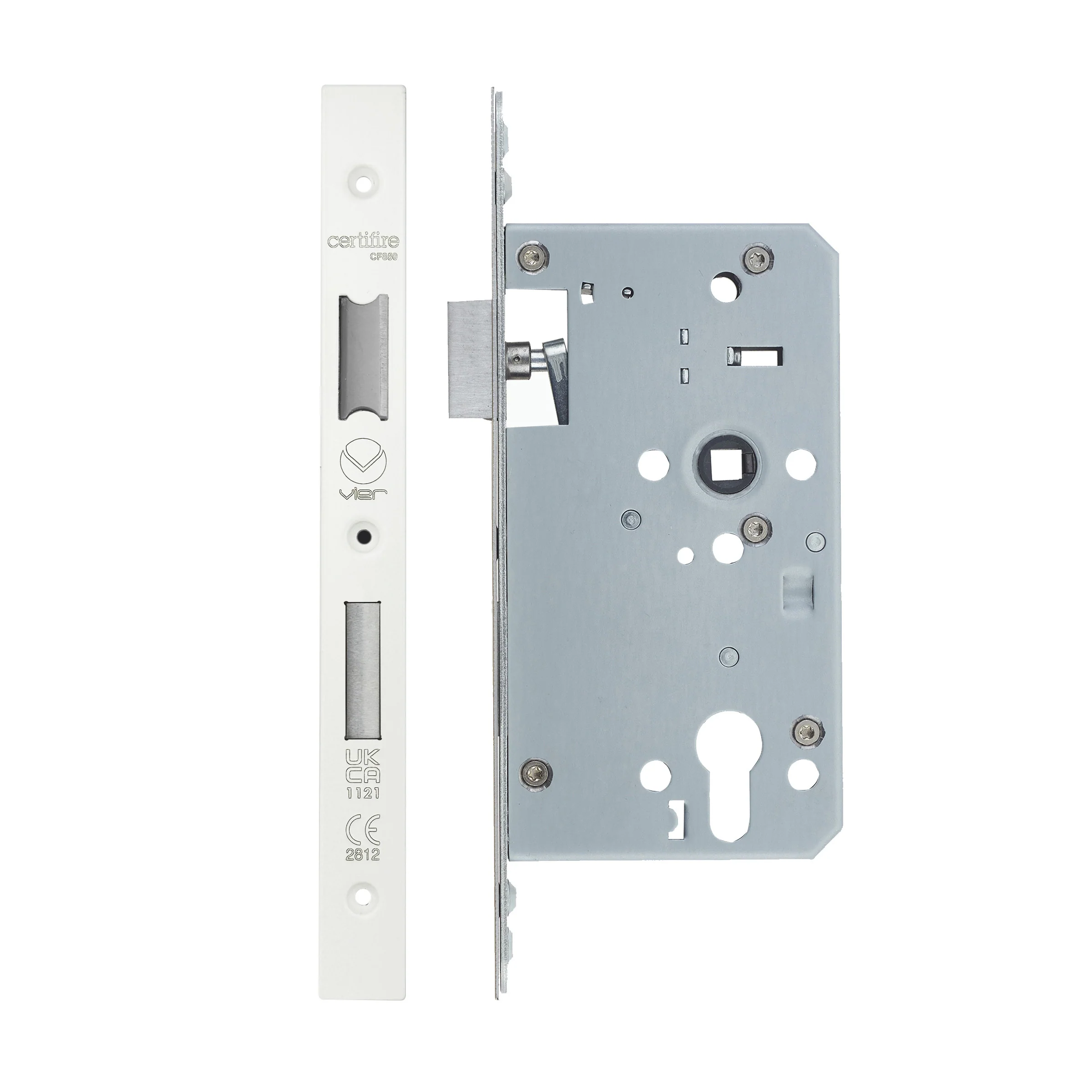 2-Piece DIN Euro Profile Sashlock – 72mm Centre - Image 2