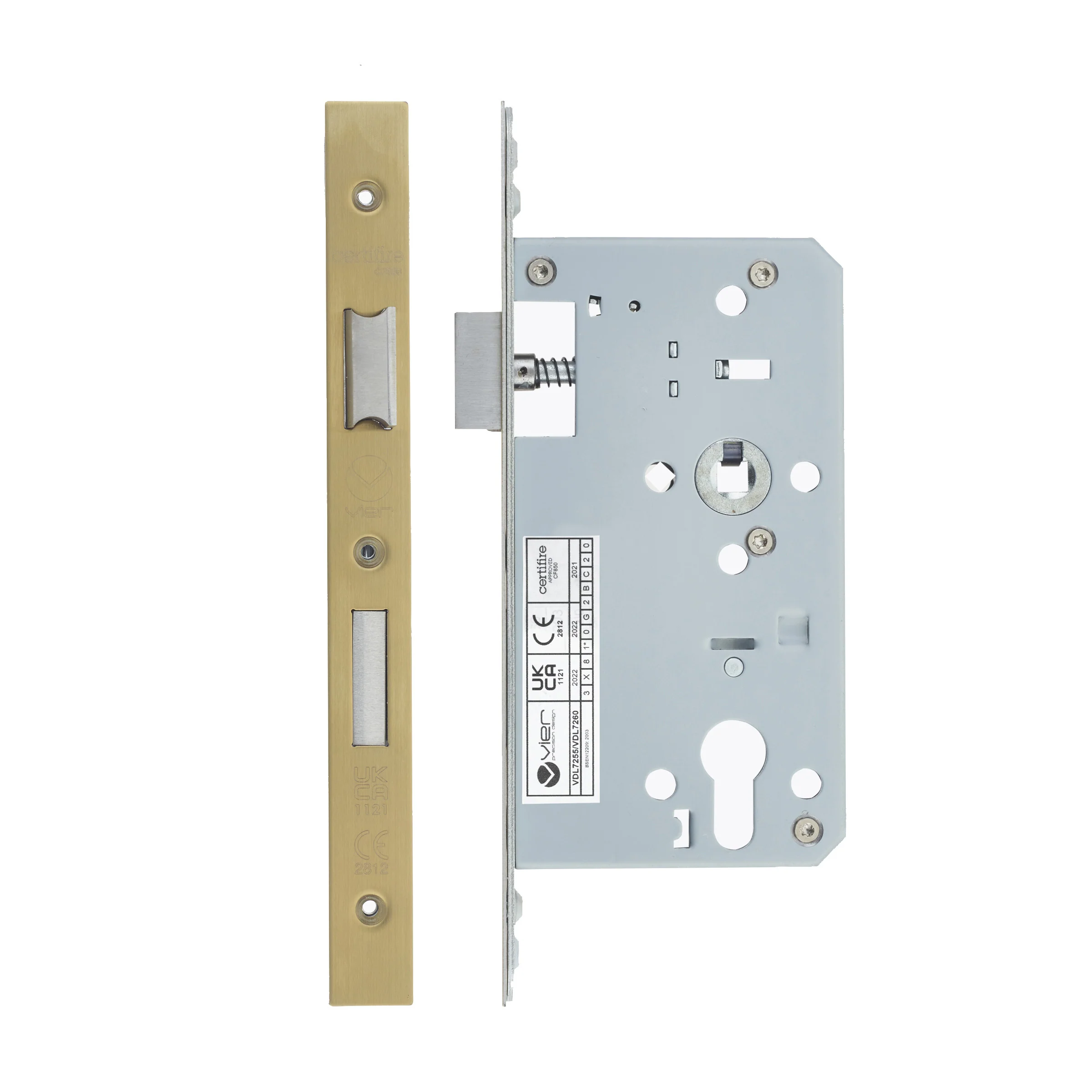 2-Piece DIN Euro Profile Sashlock – 72mm Centre - Image 24