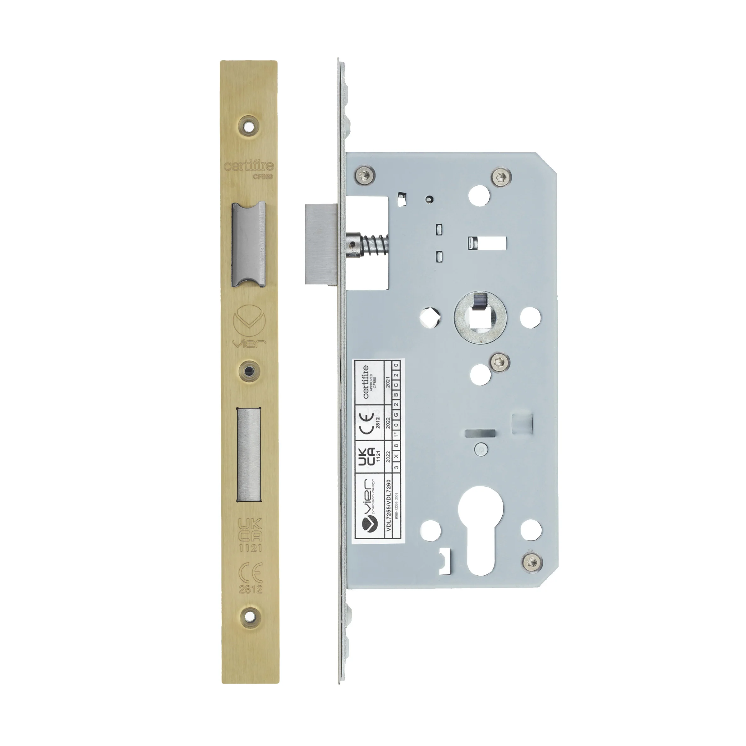 2-Piece DIN Euro Profile Sashlock – 72mm Centre - Image 35
