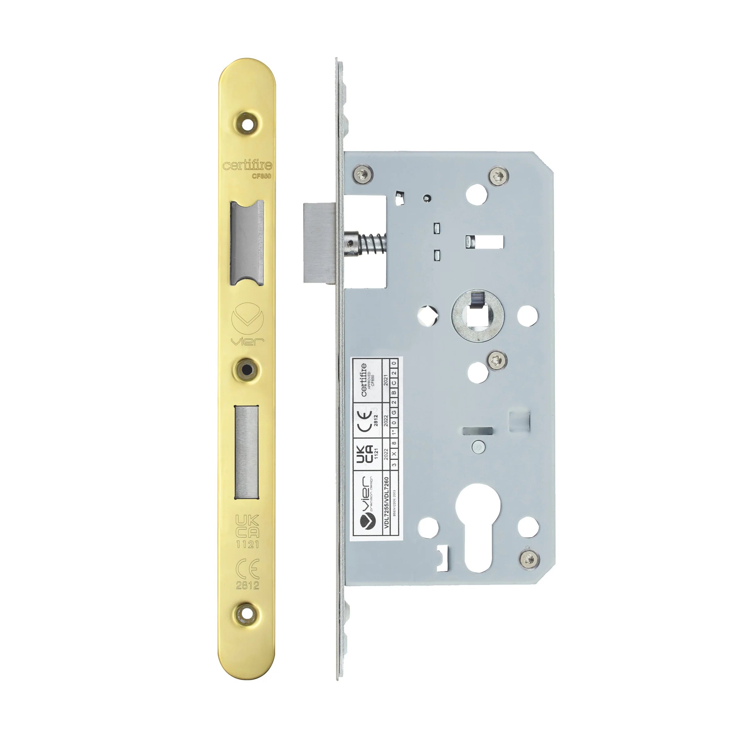 2-Piece DIN Euro Profile Sashlock – 72mm Centre - Image 44