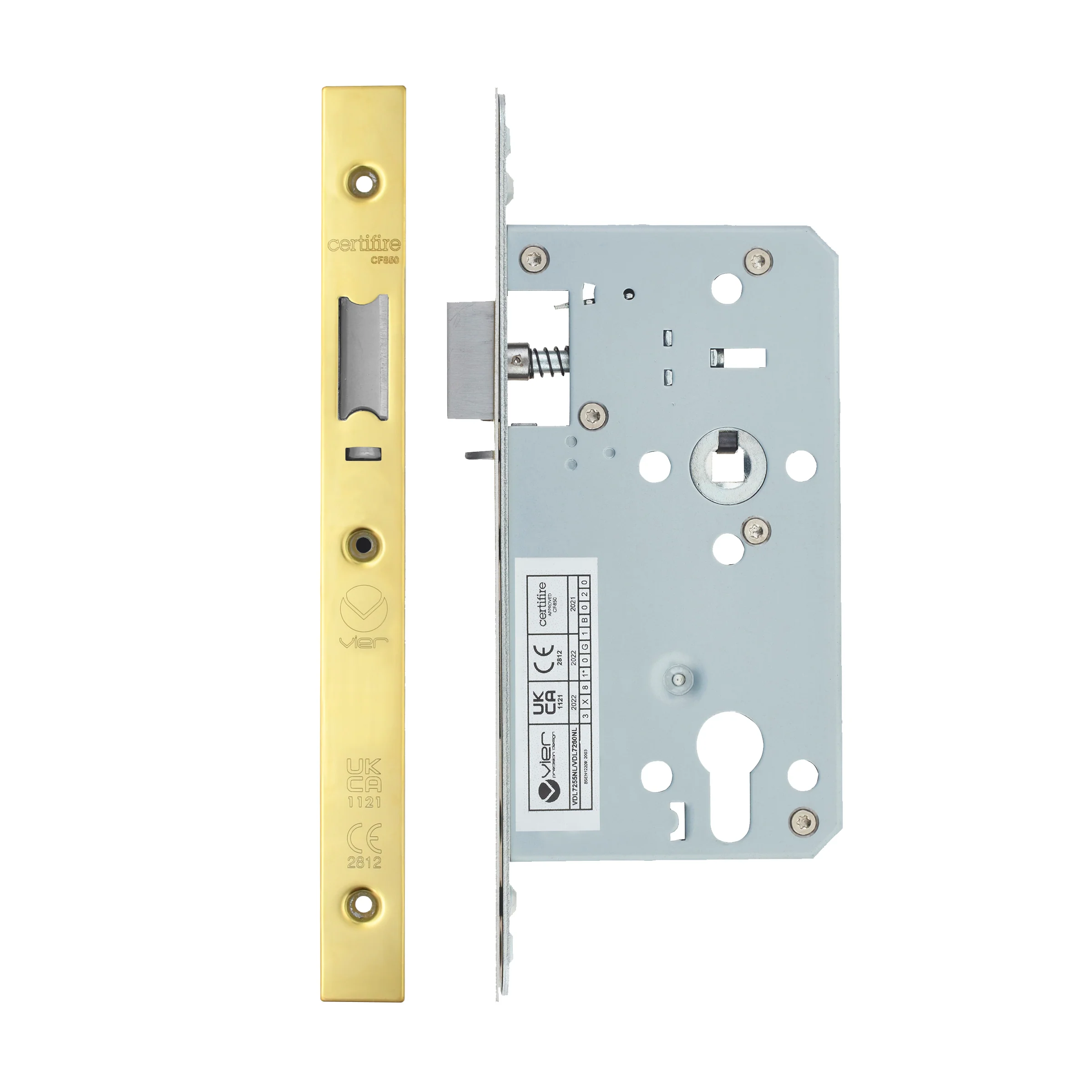 2-Piece DIN Night Latch – 72mm Centres - Image 13