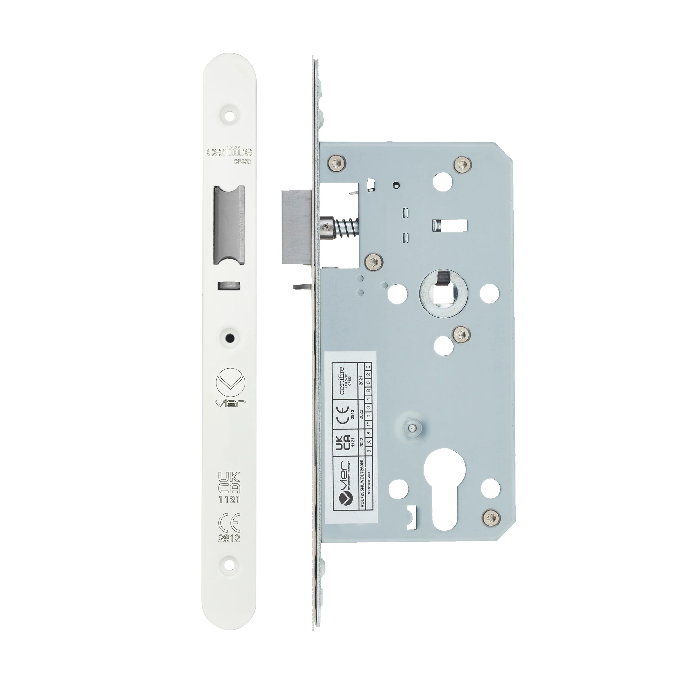 2-Piece DIN Night Latch – 72mm Centres - Image 4