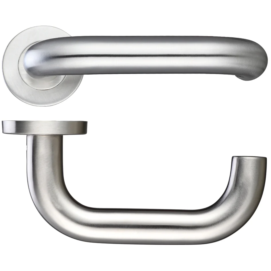 22mm Return to Door Lever - Push On Rose - 52mm Dia - Grade 201 - Image 2