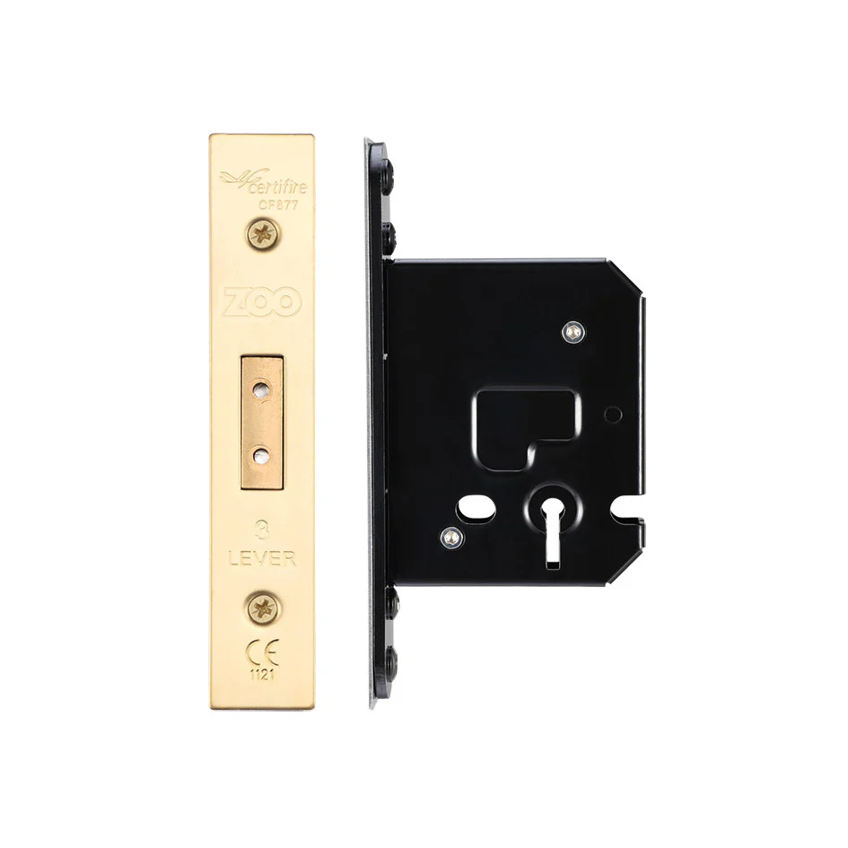 3 Lever Dead Lock with Forend & Strike - Image 2