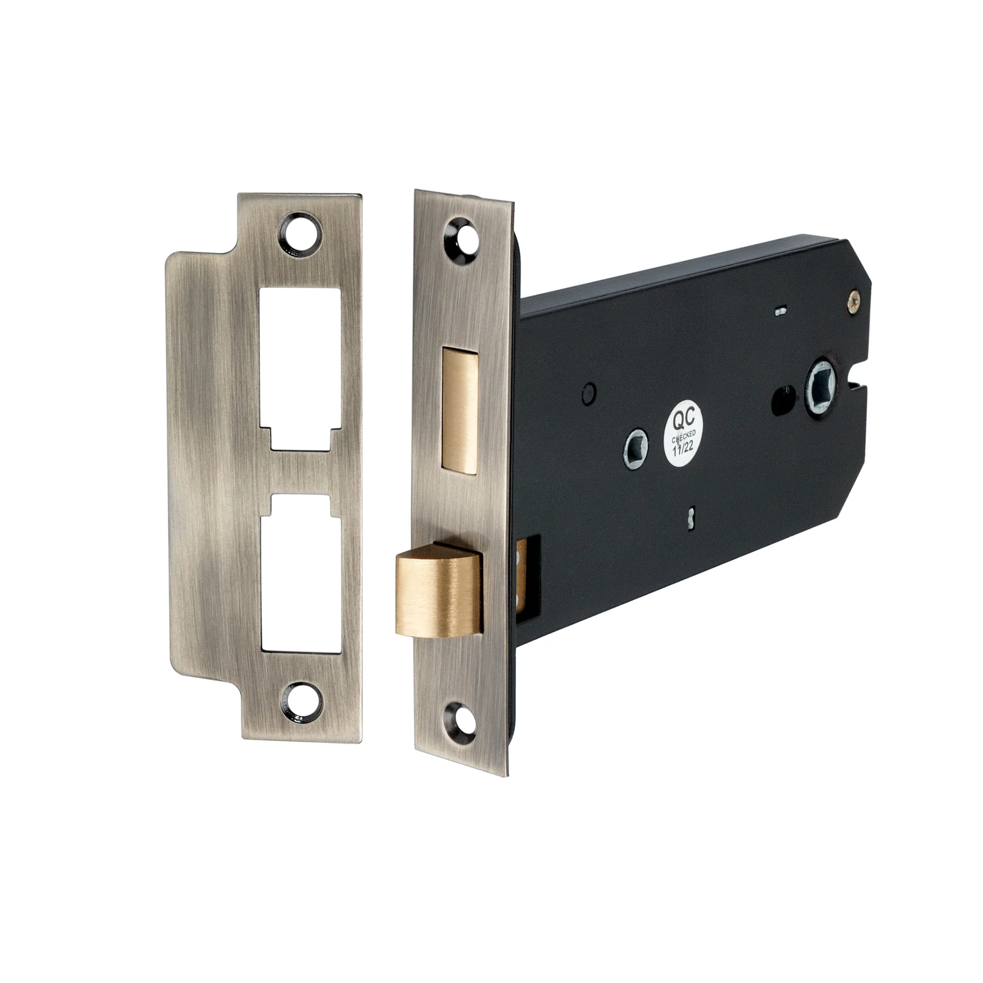 6″ 3 Lever Horizontal Bathroom Lock
