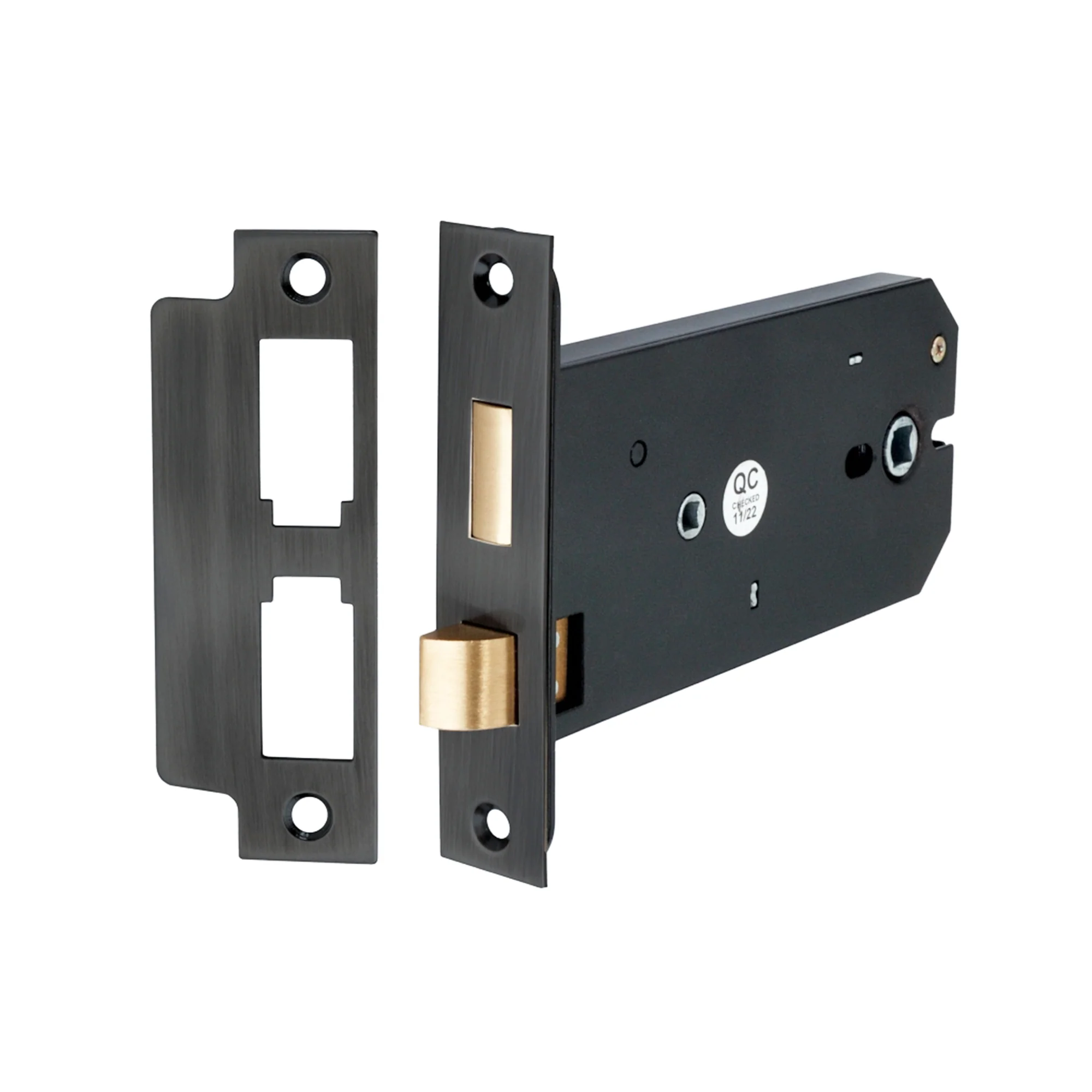 6″ 3 Lever Horizontal Bathroom Lock - Image 3