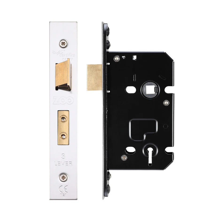 3 Lever Sash Lock – Forend & Strike (Keyed Alike) - Image 2