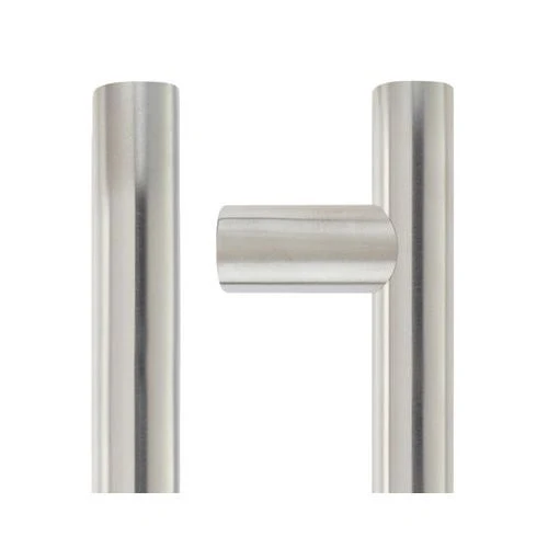 30mm Guardsman Pull Handle - 1800mm - Grade 201 - Bolt Through Fixings - 1600mm c/c