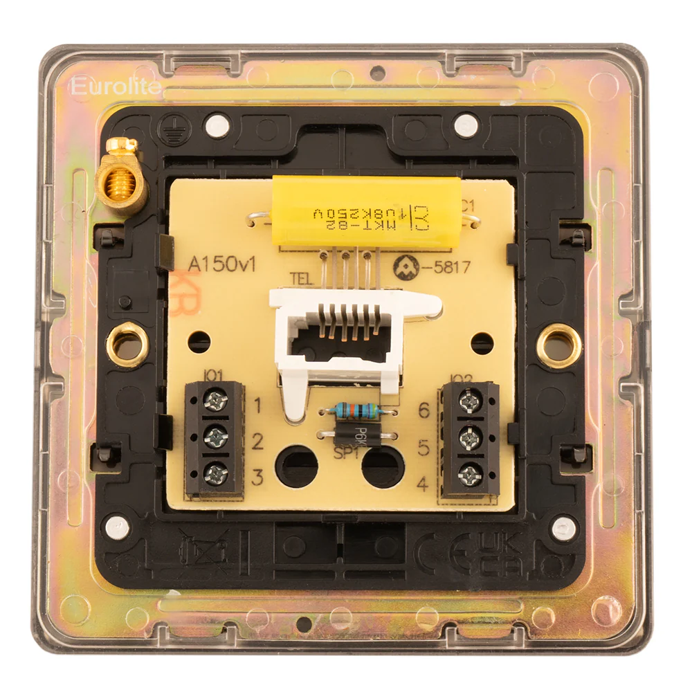 Concealed 3mm Telephone Master - Antique Brass - Image 3