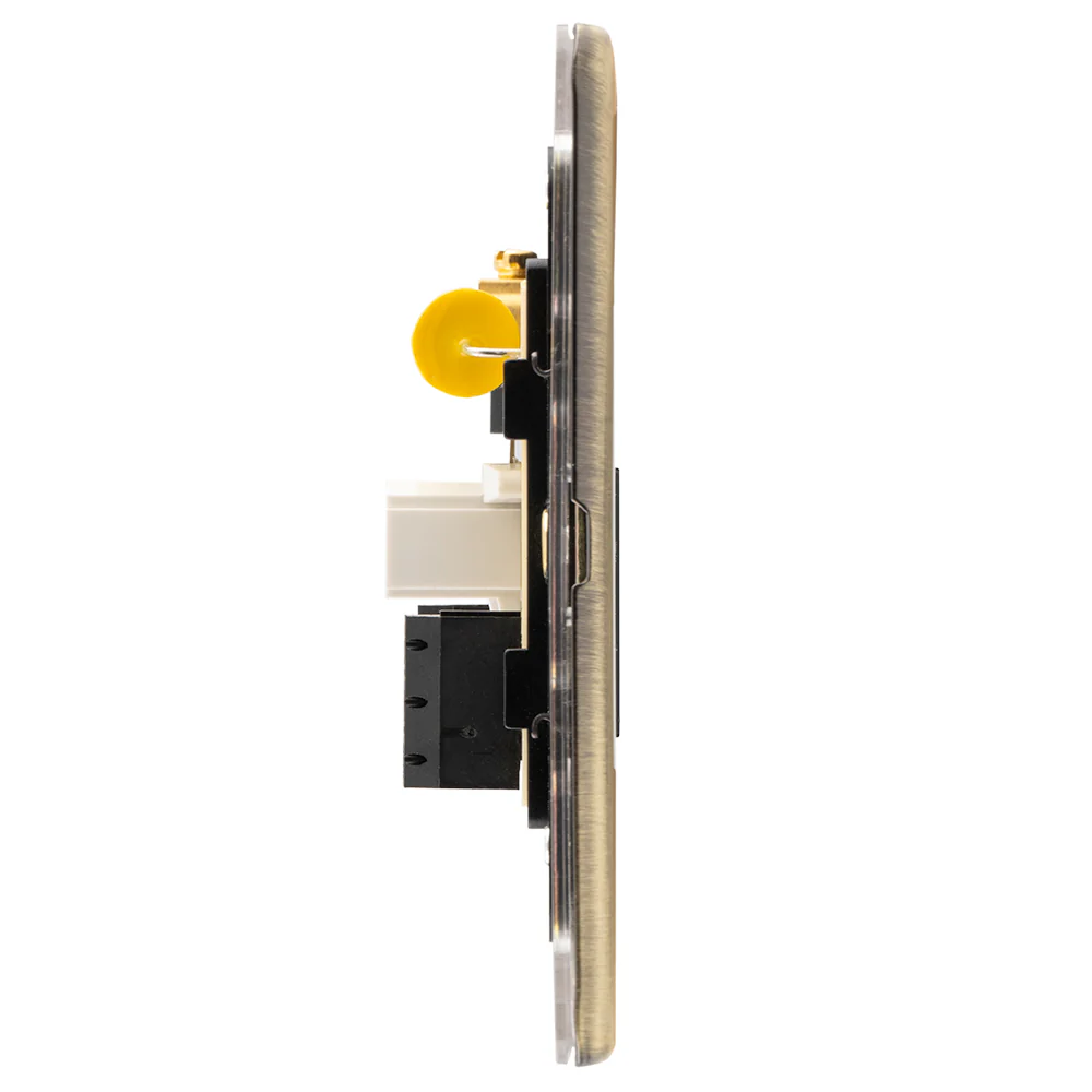 Concealed 3mm Telephone Master - Antique Brass - Image 4