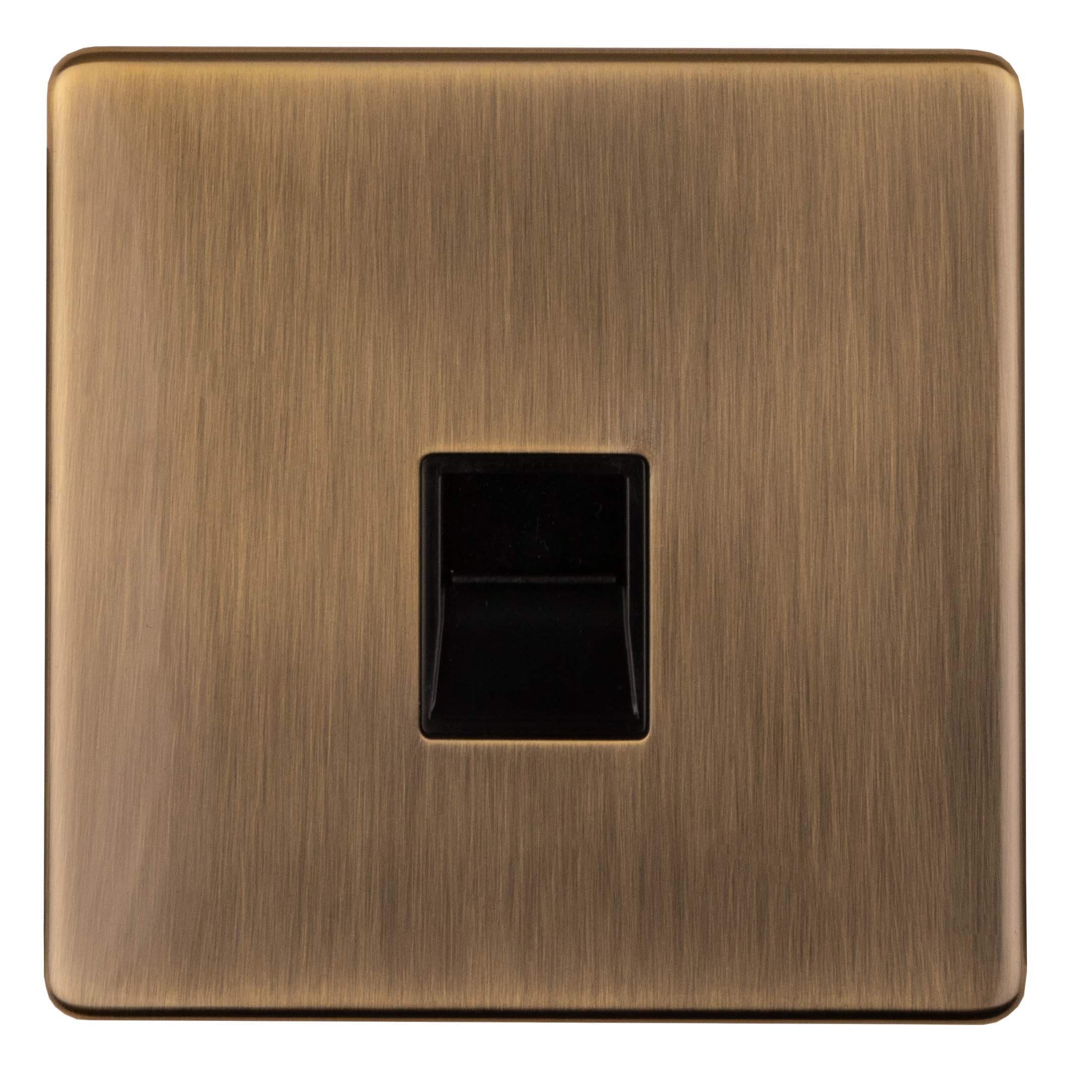 Concealed 3mm Telephone Slave - Antique Brass - Image 3
