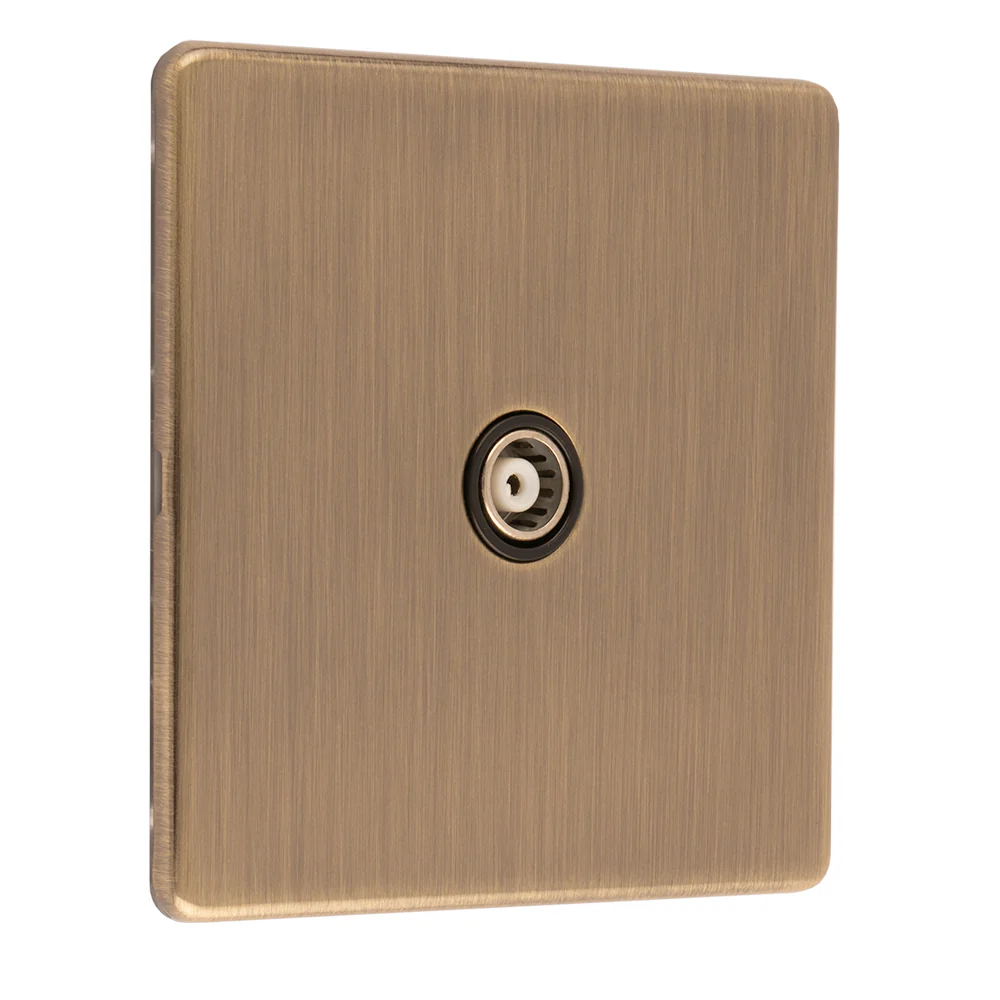 Concealed 3mm Tv - Antique Brass - Image 3