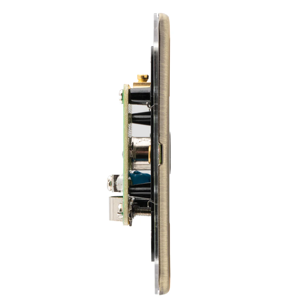Concealed 3mm Tv - Antique Brass - Image 4