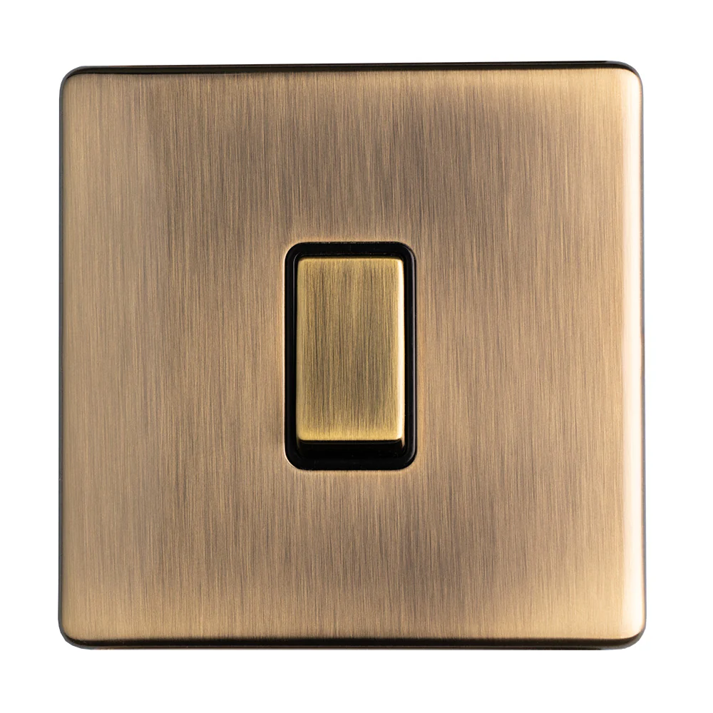 Concealed 3mm 20Amp Switch - Antique Brass - Image 3