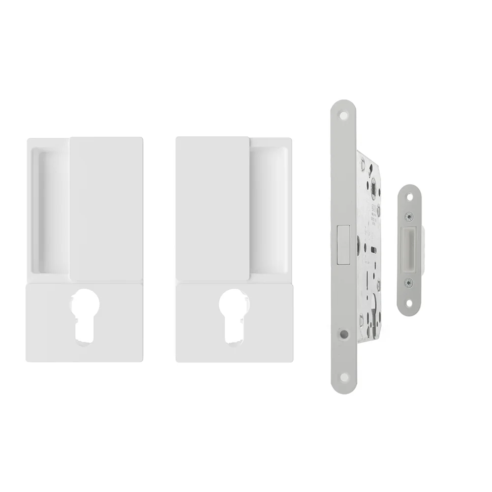 AGB Wave Flush Door Handle & Lock Set - Image 10