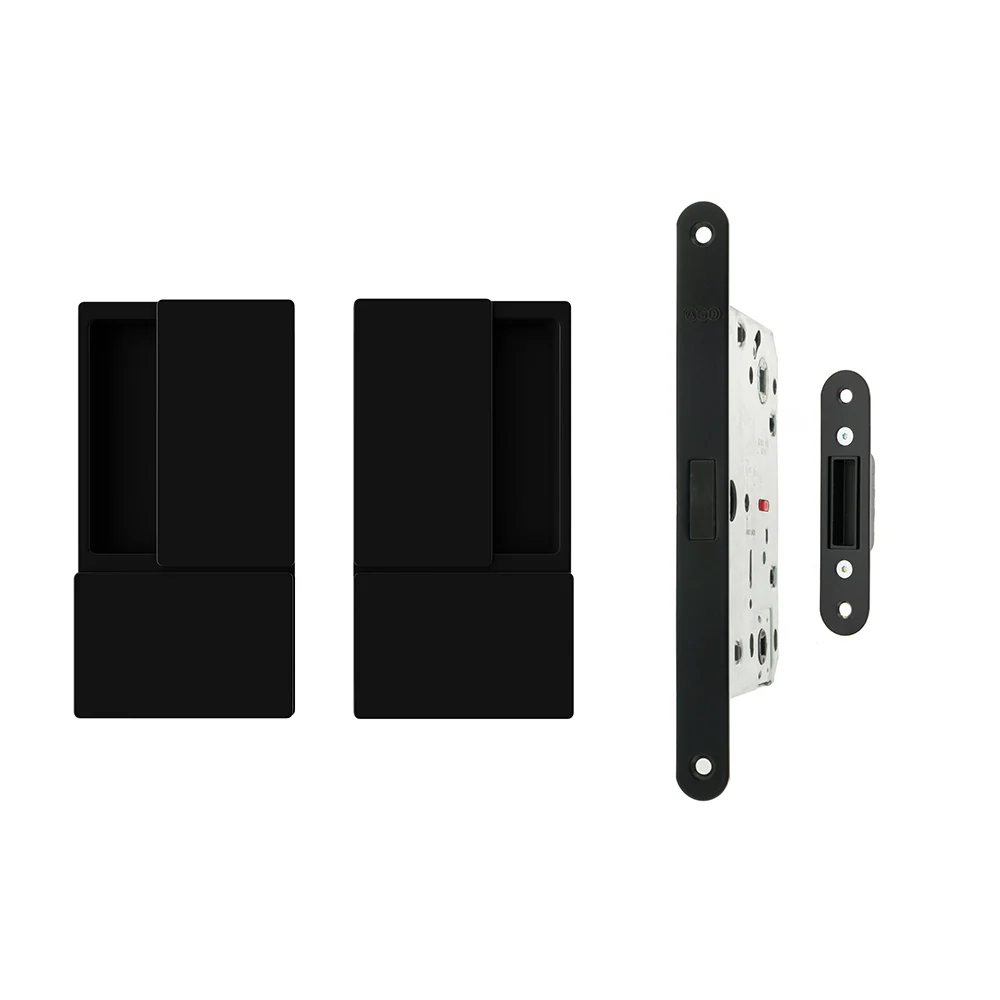 AGB Wave Flush Door Handle & Lock Set - Image 7