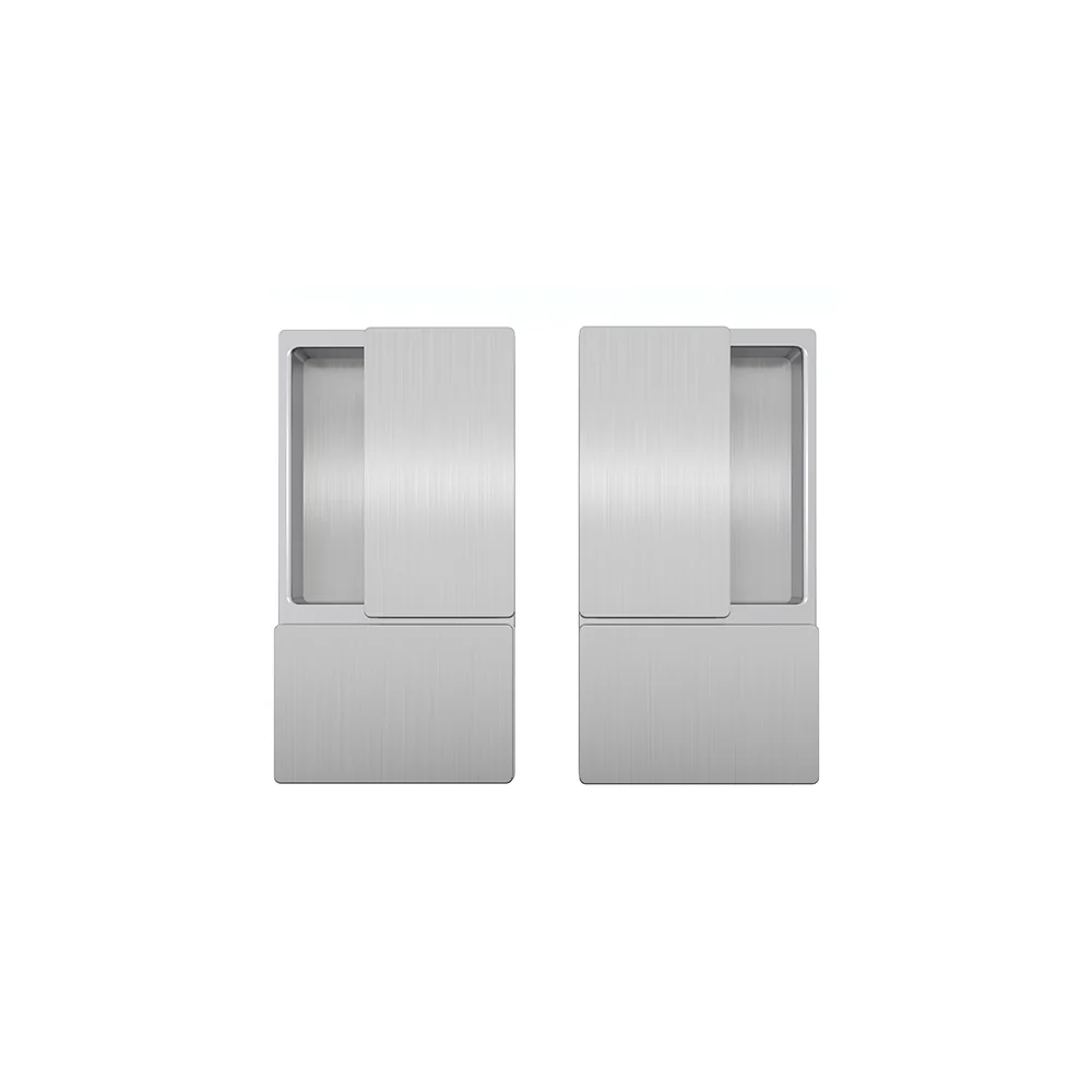 AGB Wave Pocket Door Handle & Lock Set - Image 4