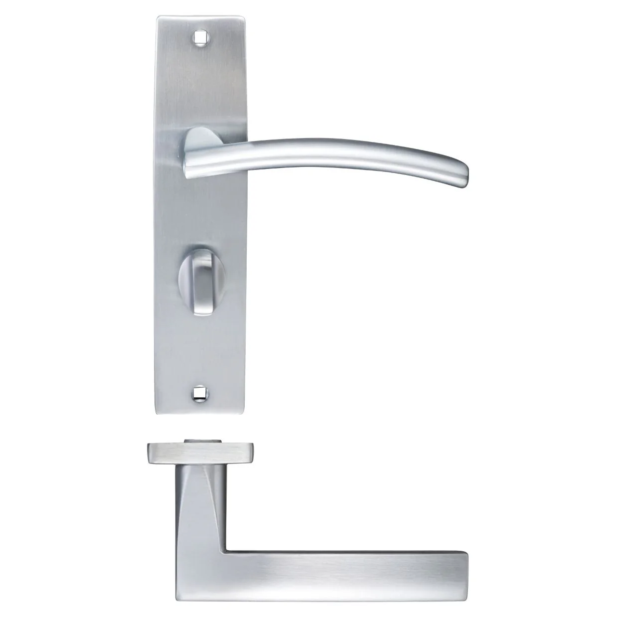 Amalfi Lever Bathroom (57mm c/c) On Backplate - 180x43mm - Image 6