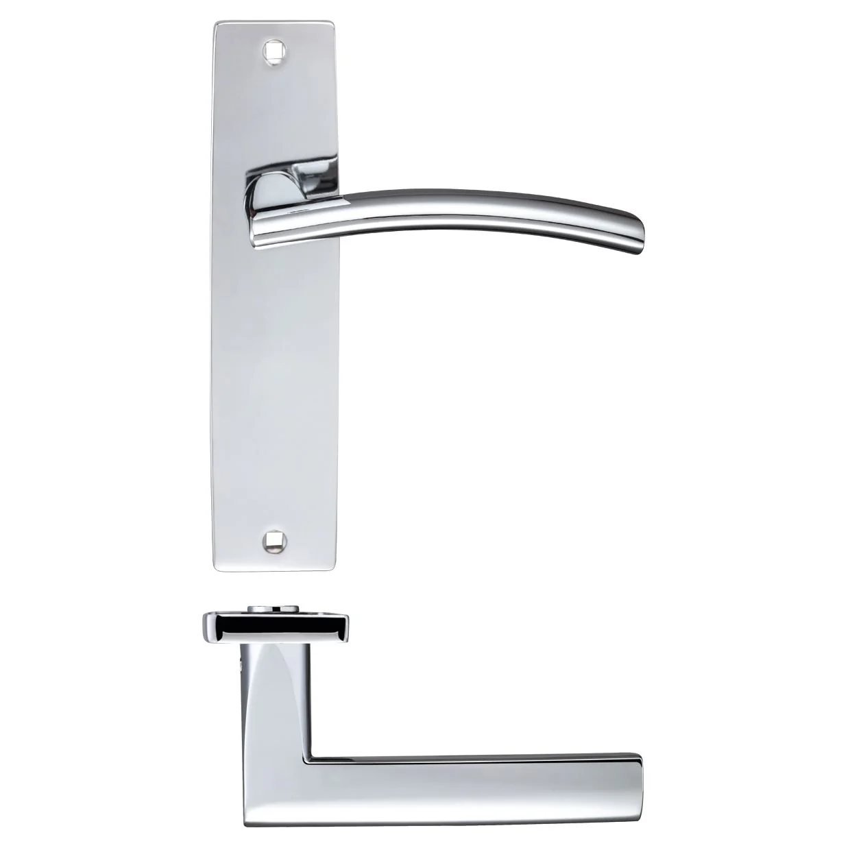 Amalfi Lever Latch On Backplate - 180x43mm - Image 4
