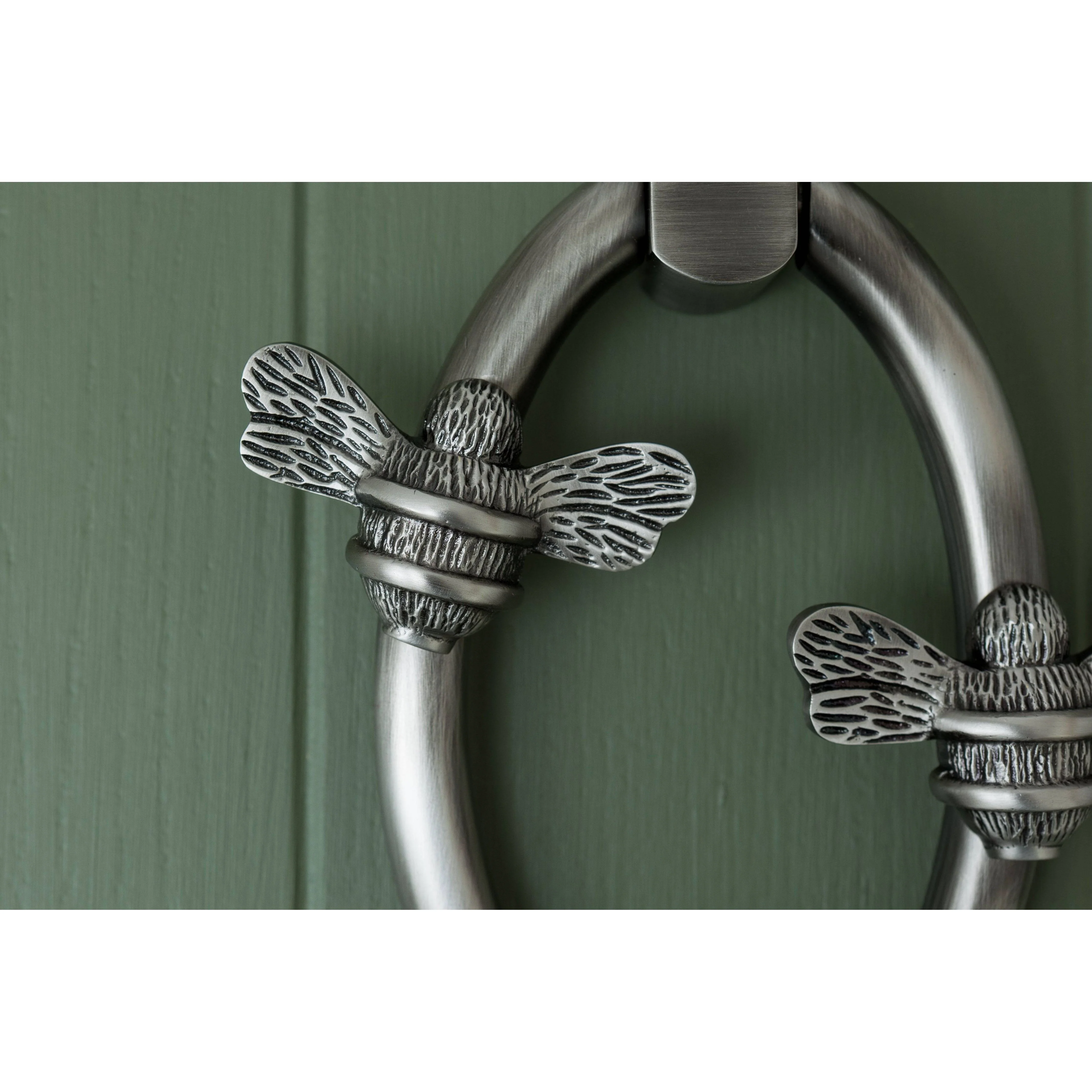 Solid Brass Nectar Bee Door Knockers - Premium Size - Image 12