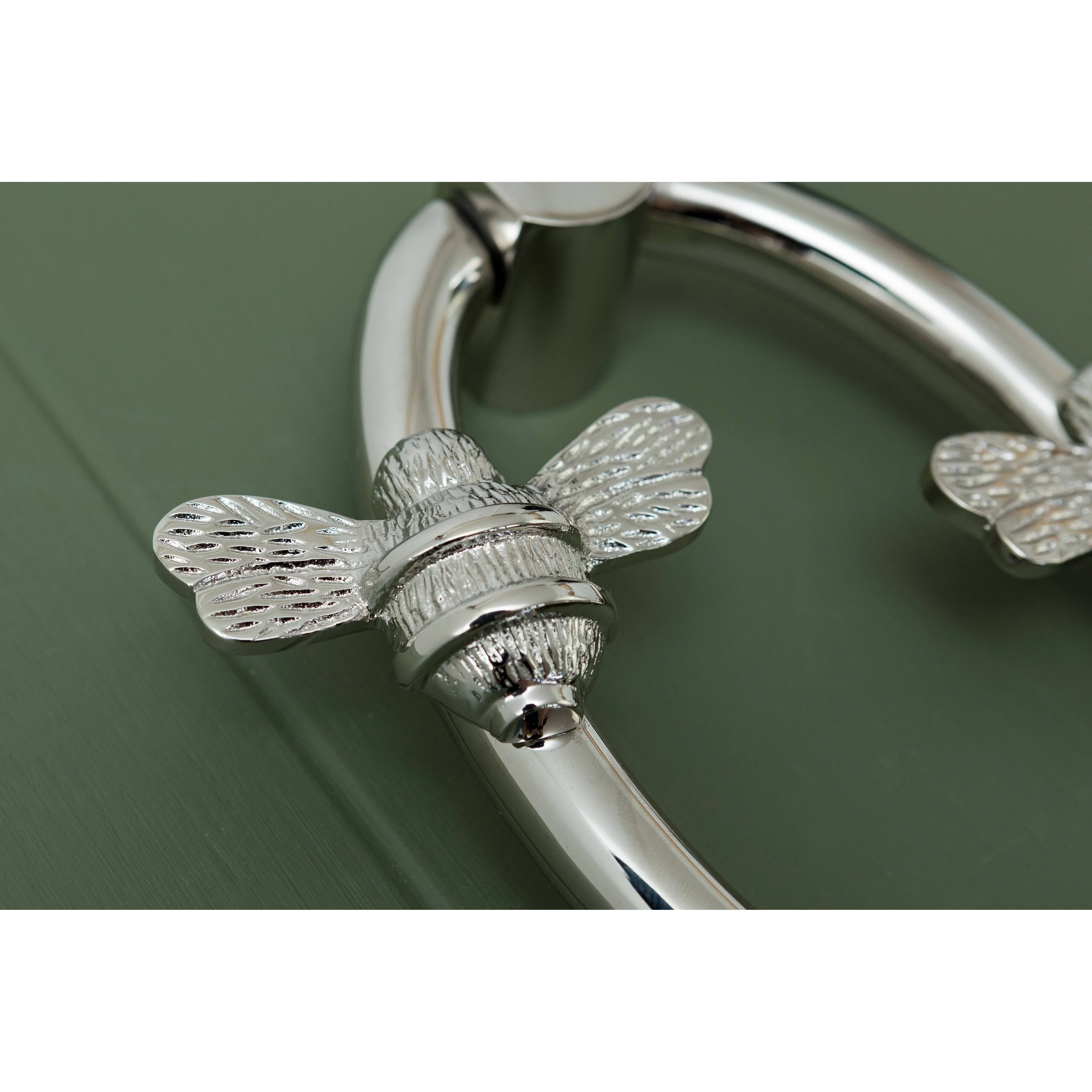 Solid Brass Nectar Bee Door Knockers - Premium Size - Image 13