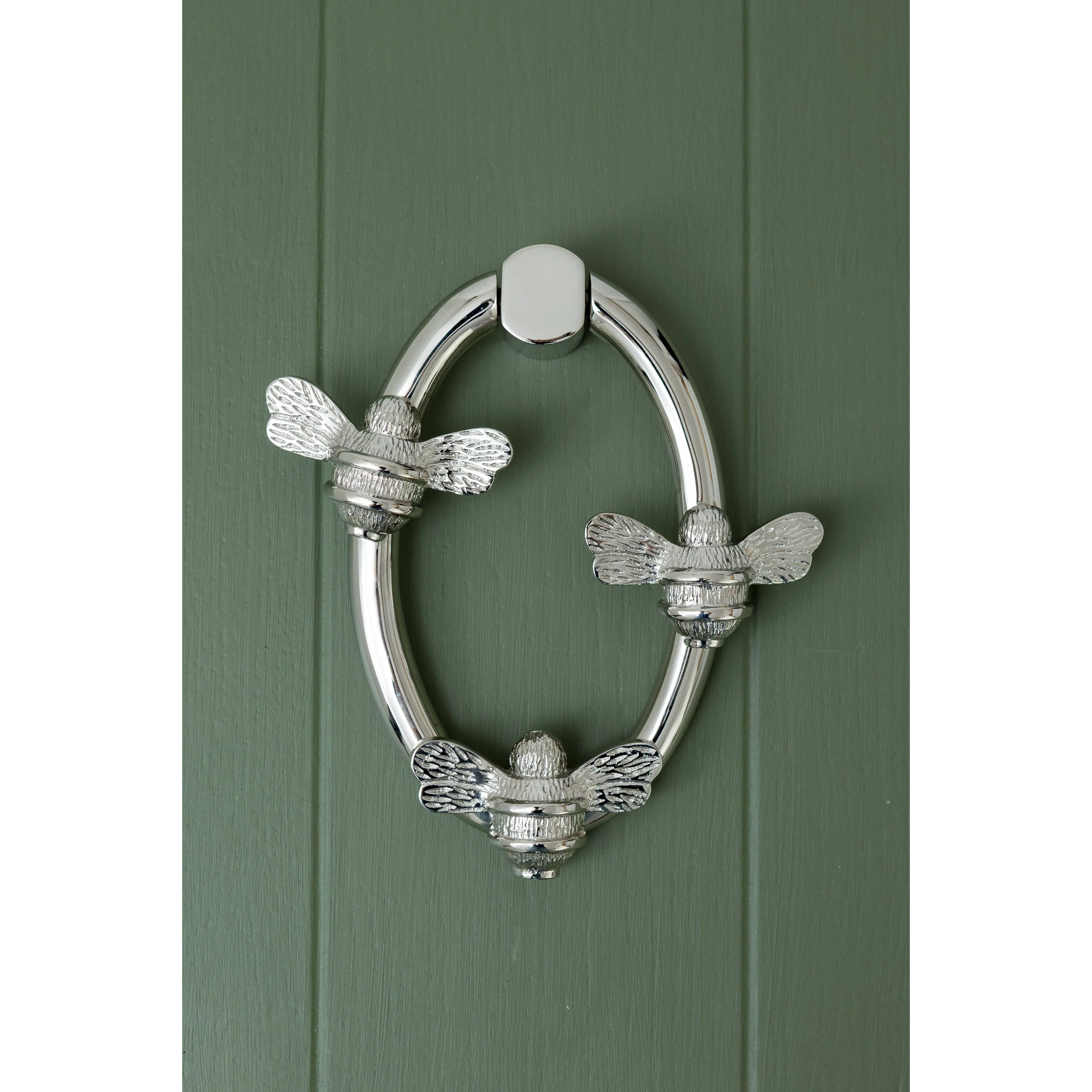 Solid Brass Nectar Bee Door Knockers - Premium Size - Image 5