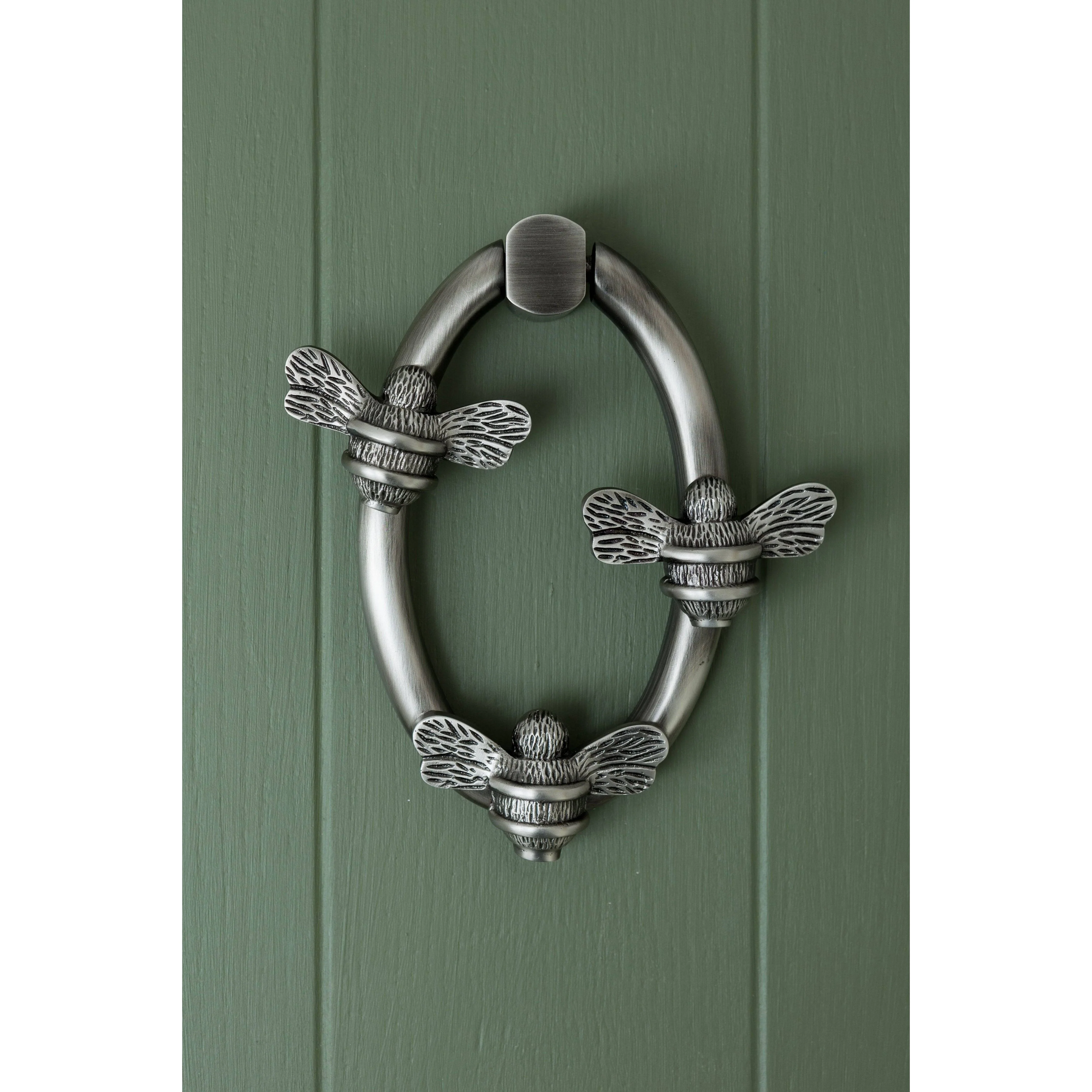 Solid Brass Nectar Bee Door Knockers - Premium Size - Image 7