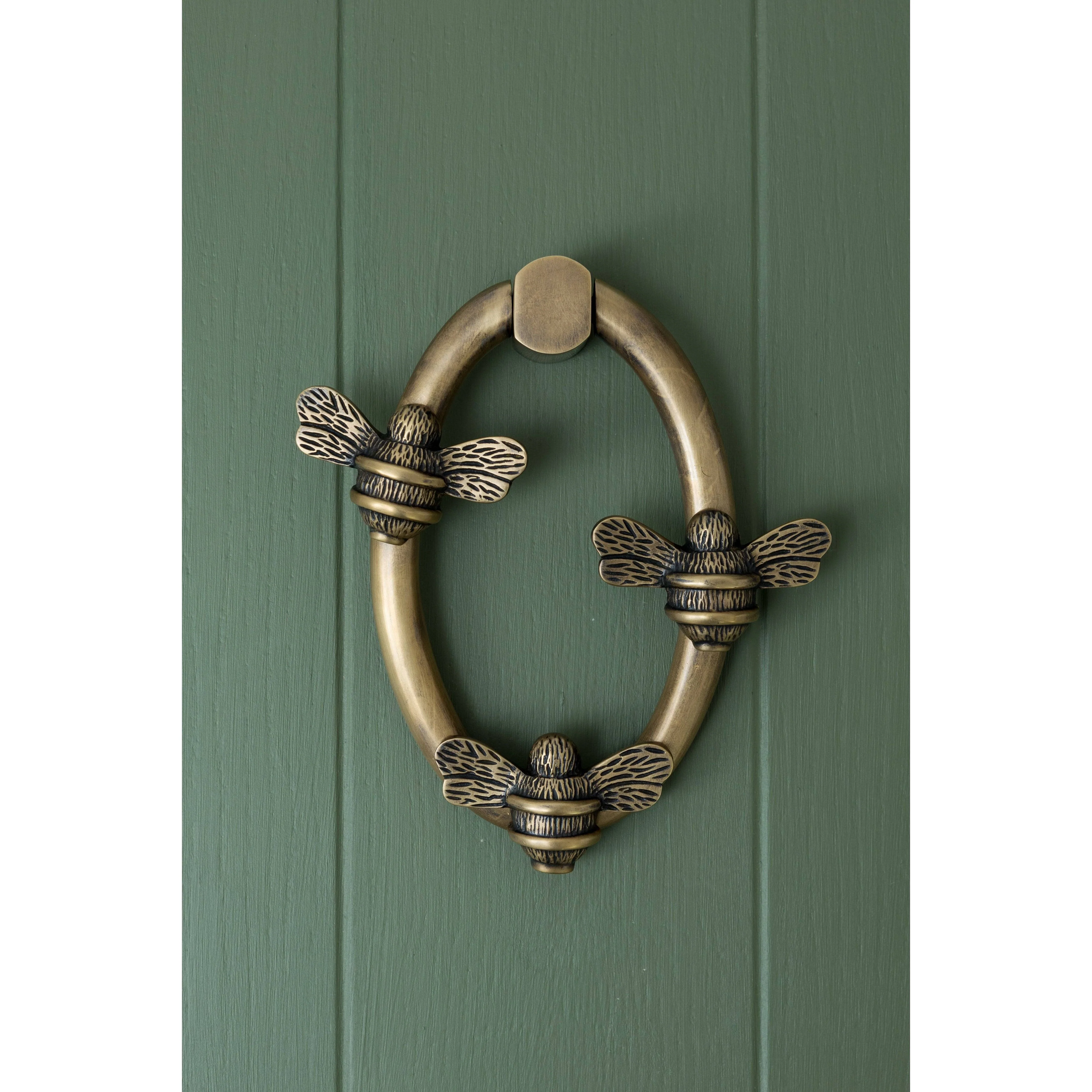 Solid Brass Nectar Bee Door Knockers - Premium Size - Image 8