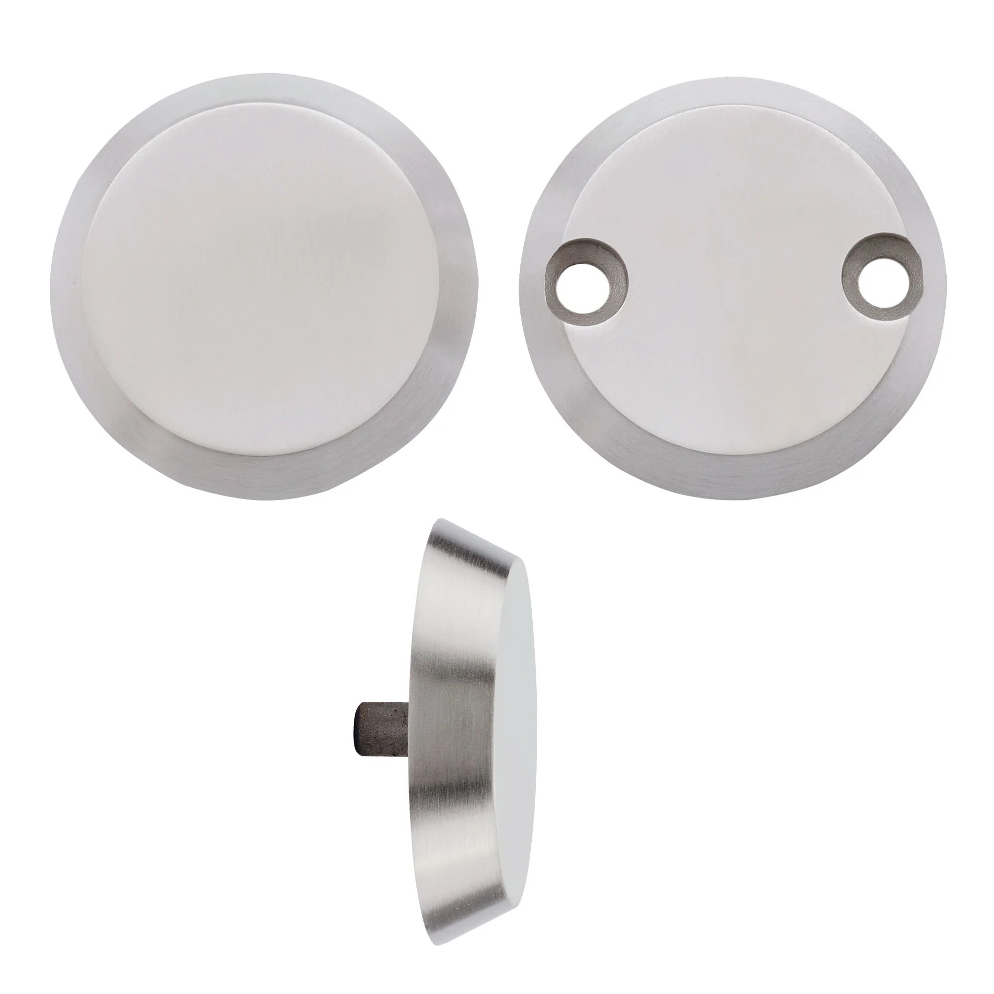 Anti Ligature Escutcheon - No Keyhole (Blind) - Satin St. Steel - Image 2