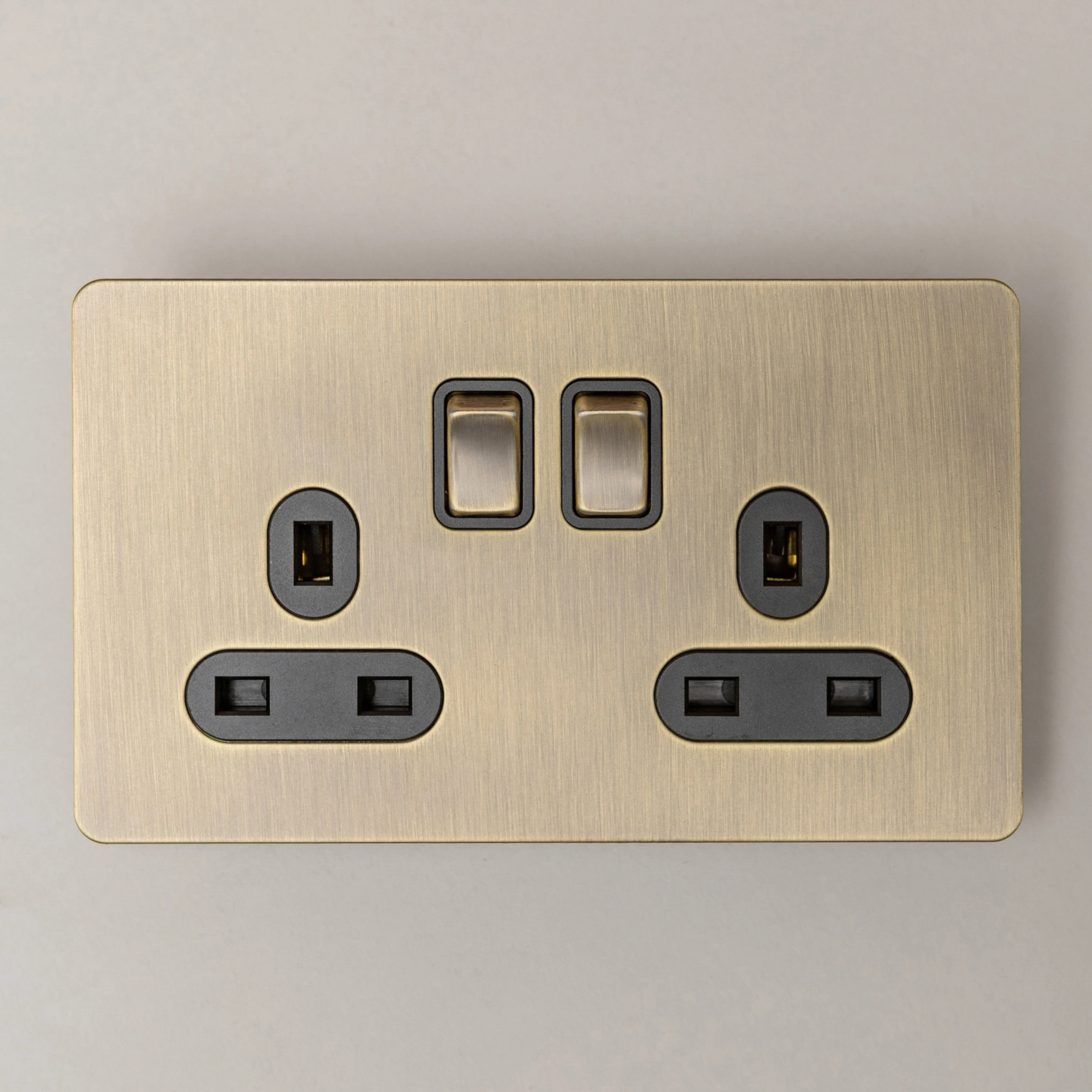 Brass Bee Antique Brass Knurled Switch — Single Dimmer - Image 12