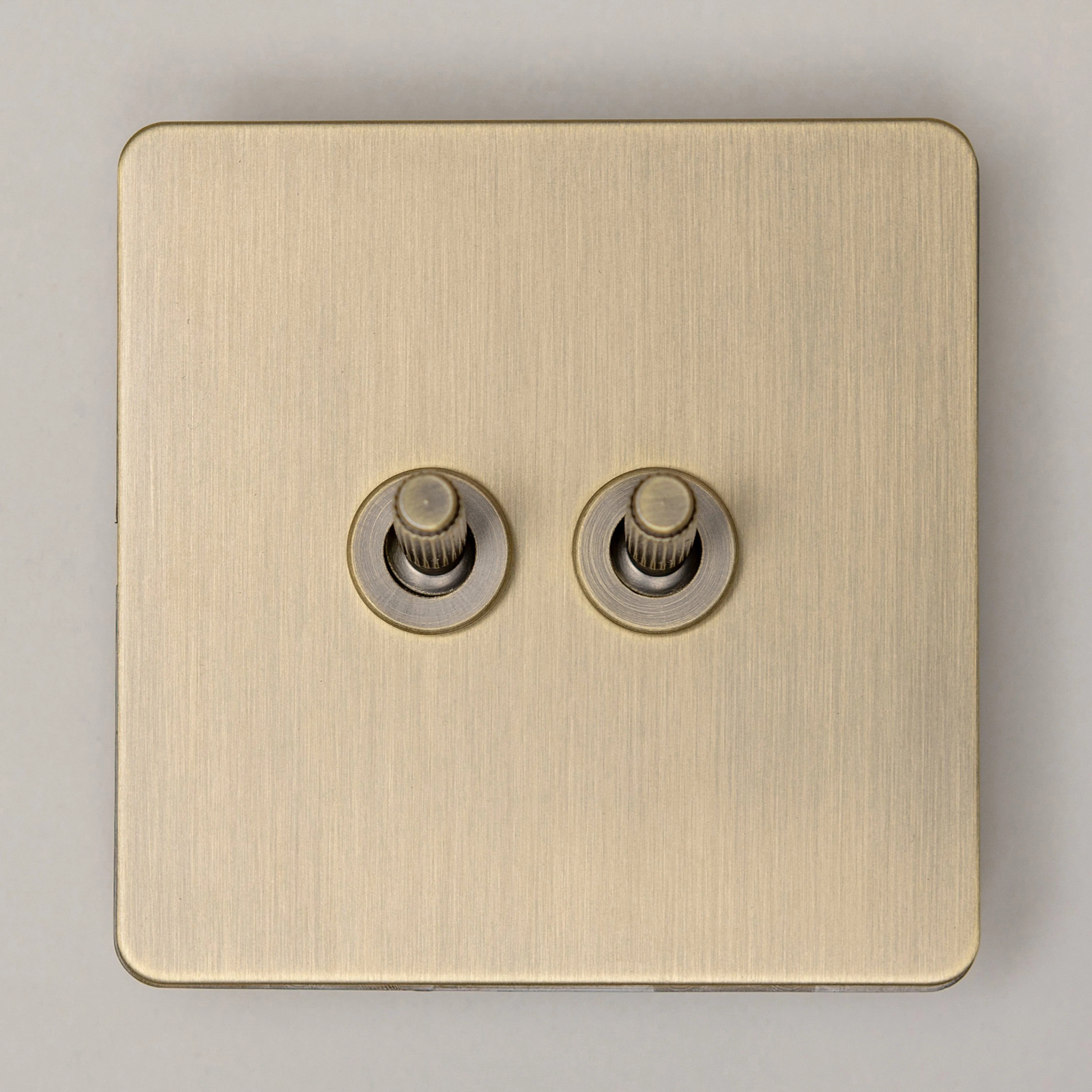 Brass Bee Antique Brass Knurled Switch — Single Dimmer - Image 14