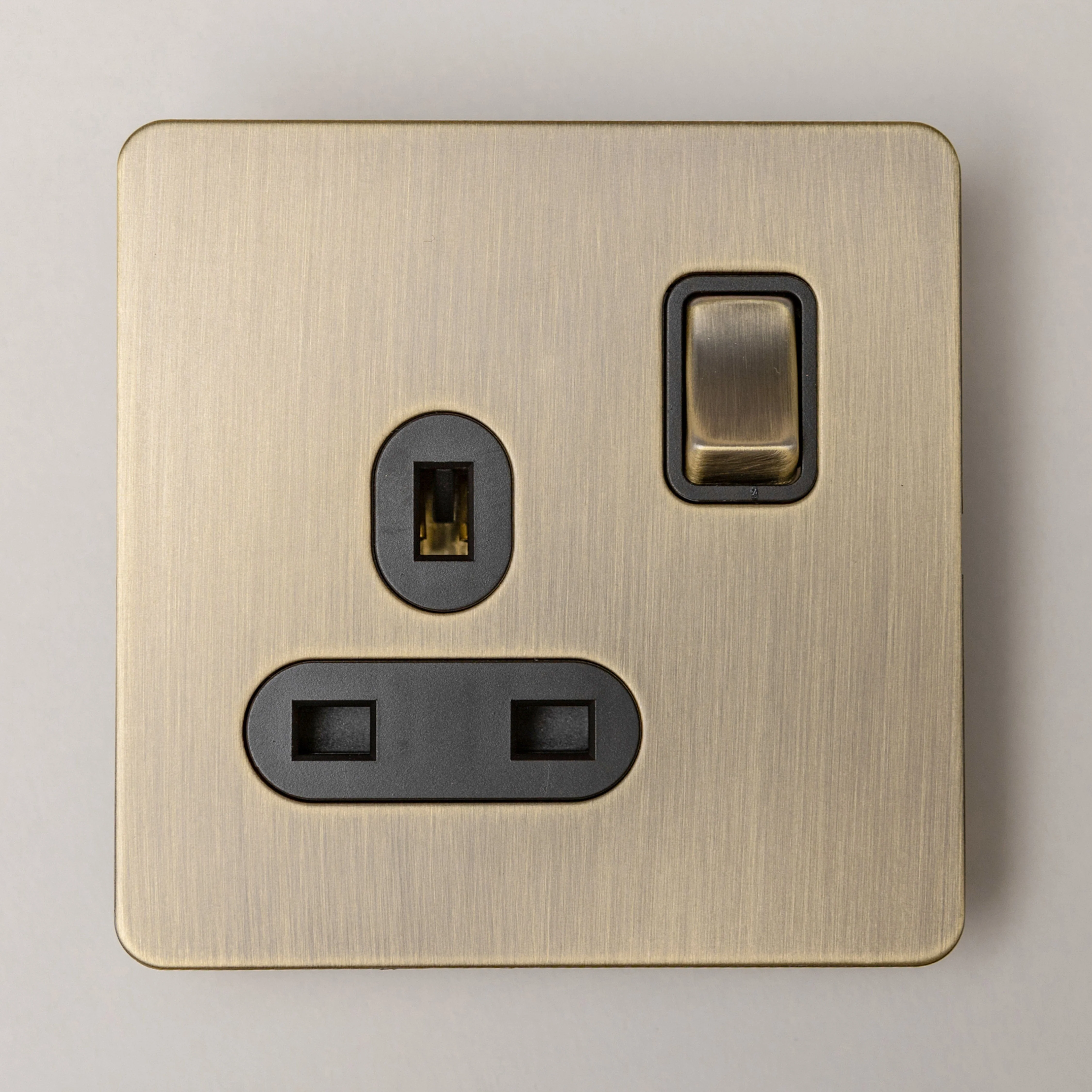 Brass Bee Antique Brass Knurled Switch — Single Dimmer - Image 15