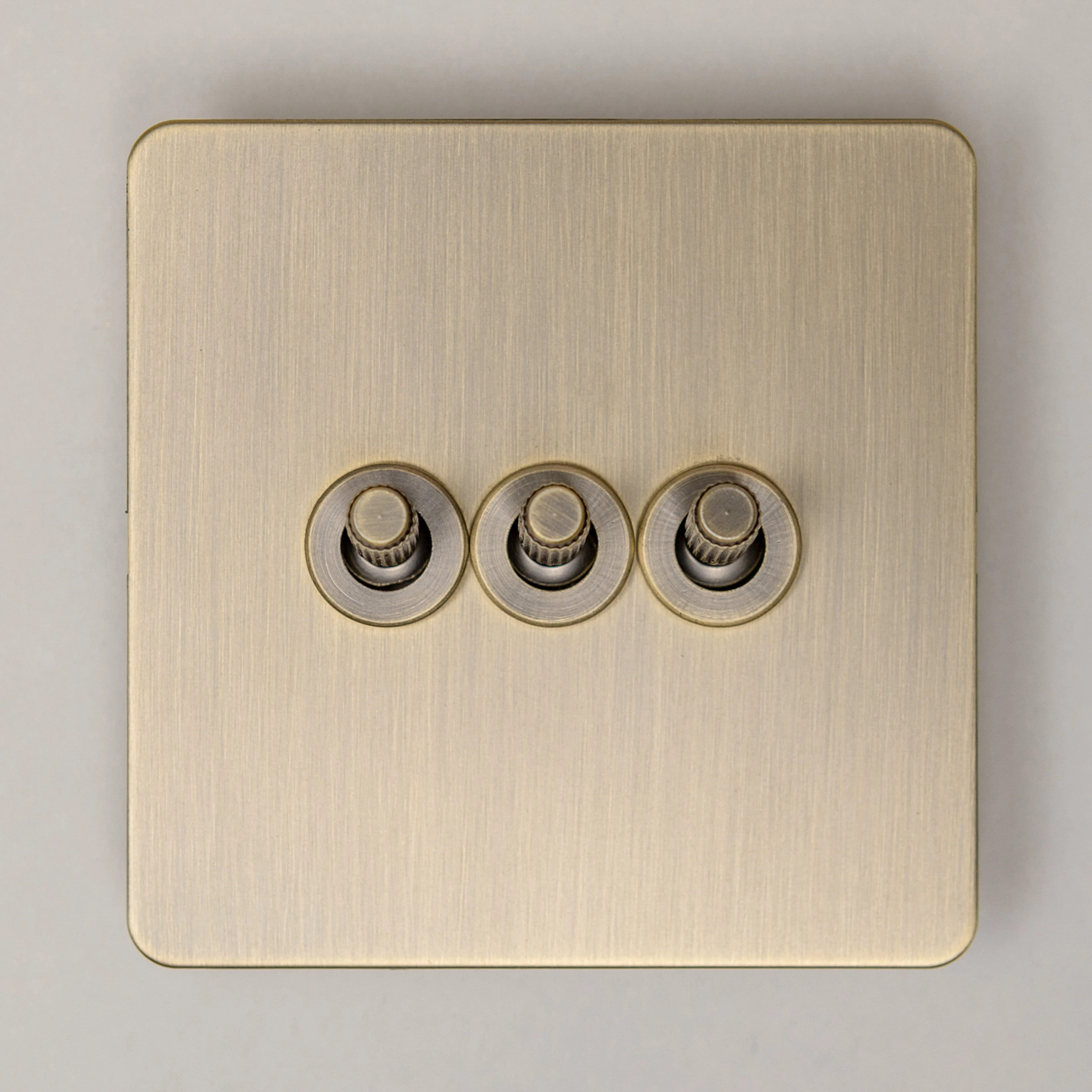 Brass Bee Antique Brass Knurled Switch — Single Dimmer - Image 18