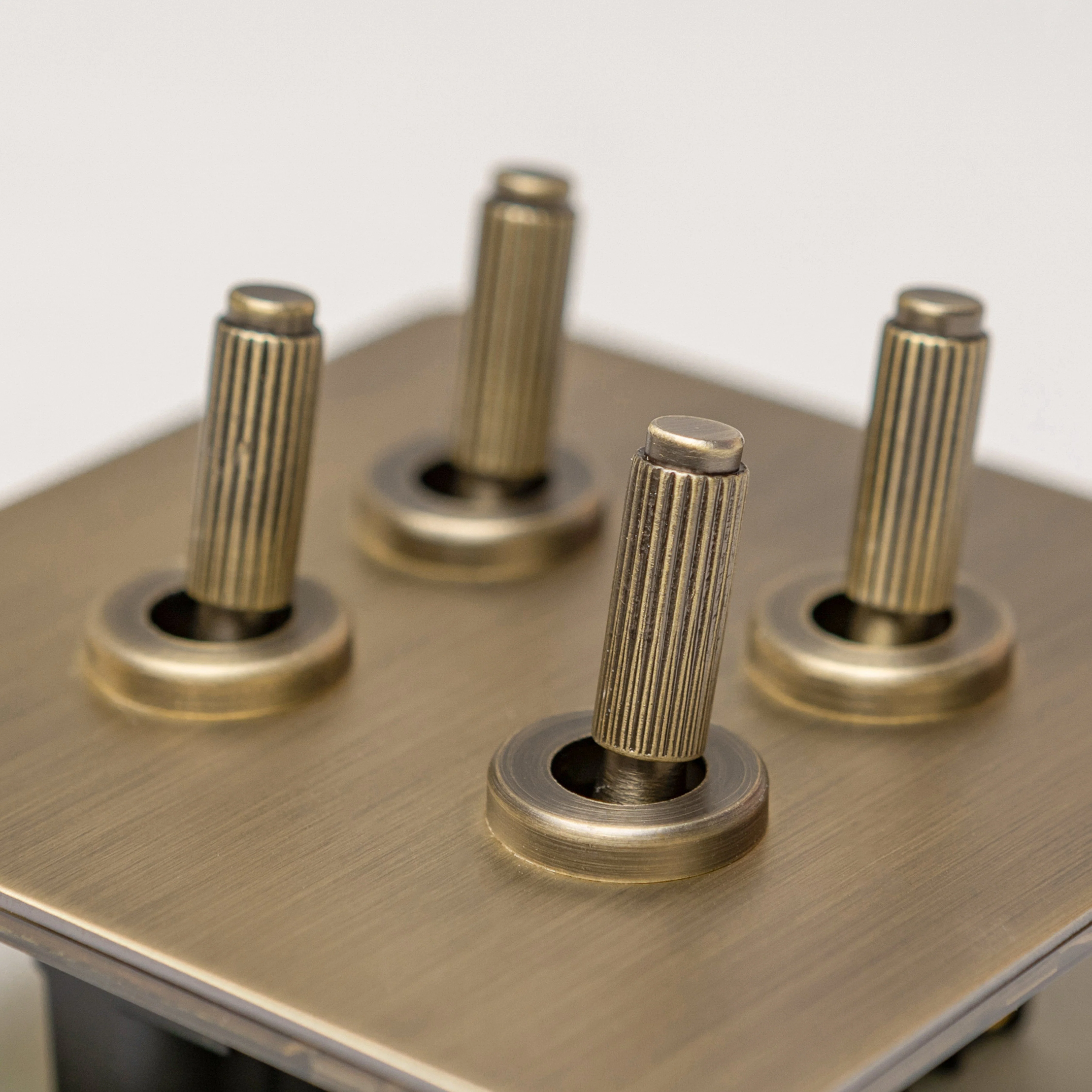 Brass Bee Antique Brass Knurled Switch — Single Dimmer - Image 19