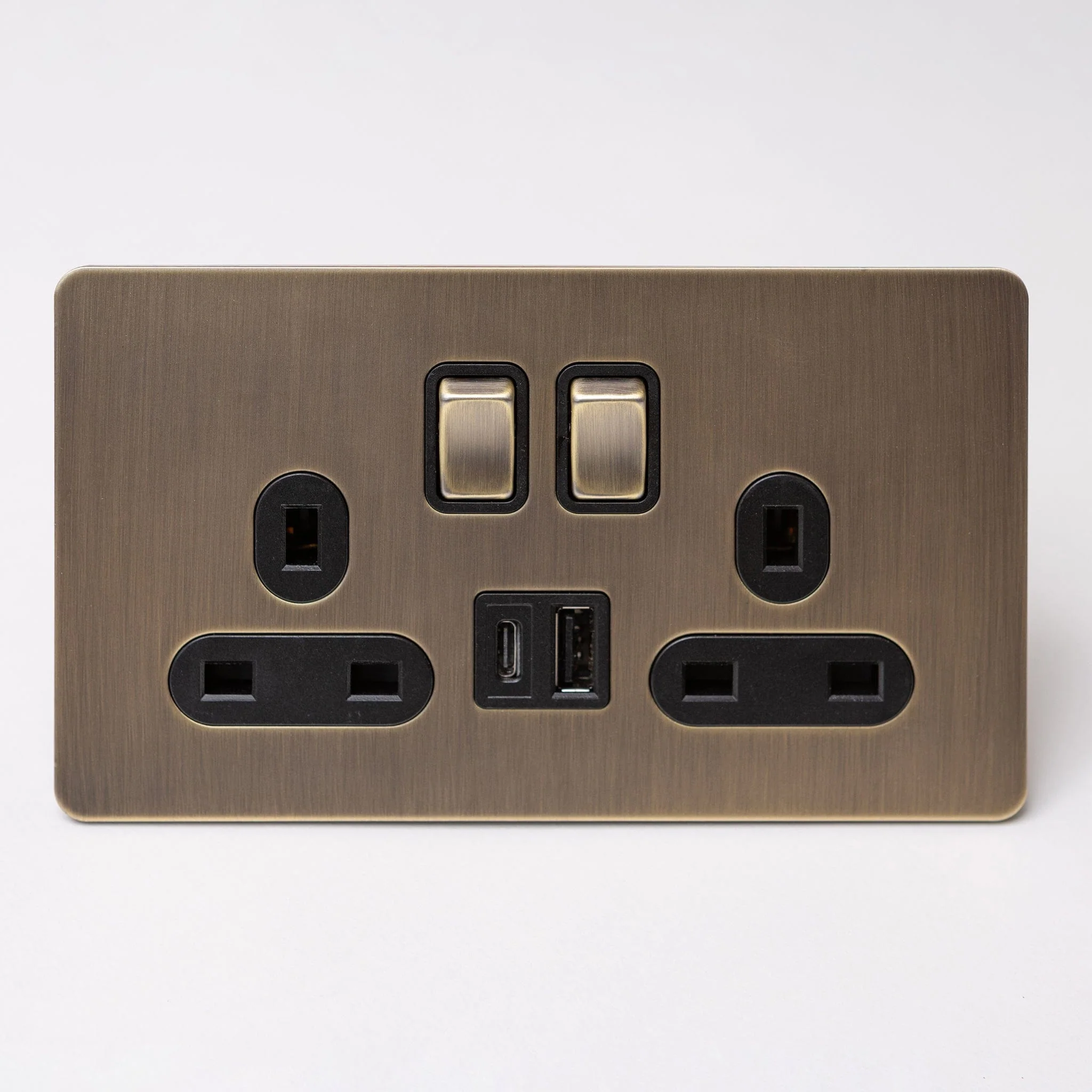 Brass Bee Antique Brass Knurled Switch — Single Dimmer - Image 22