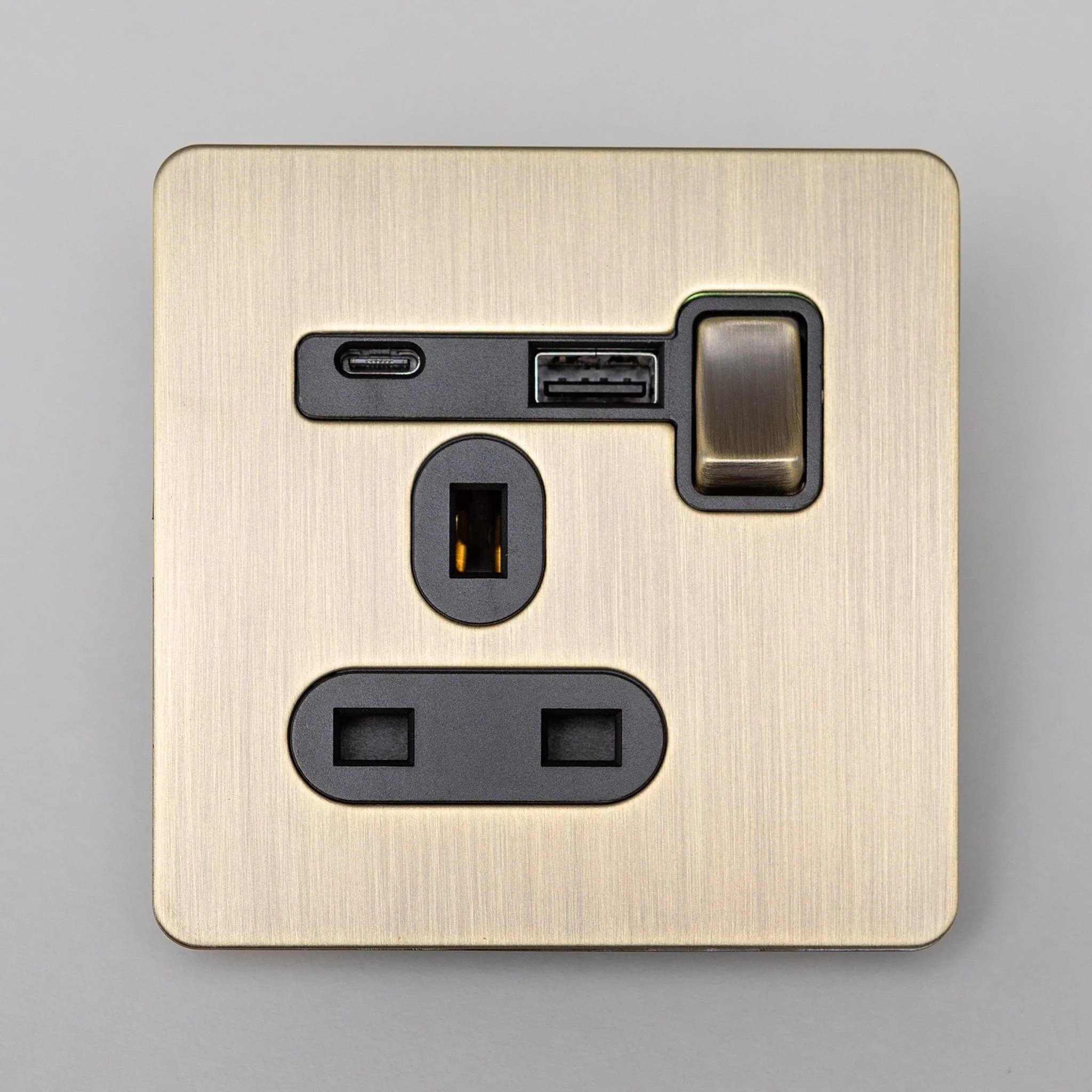 Brass Bee Antique Brass Knurled Switch — Single Dimmer - Image 27