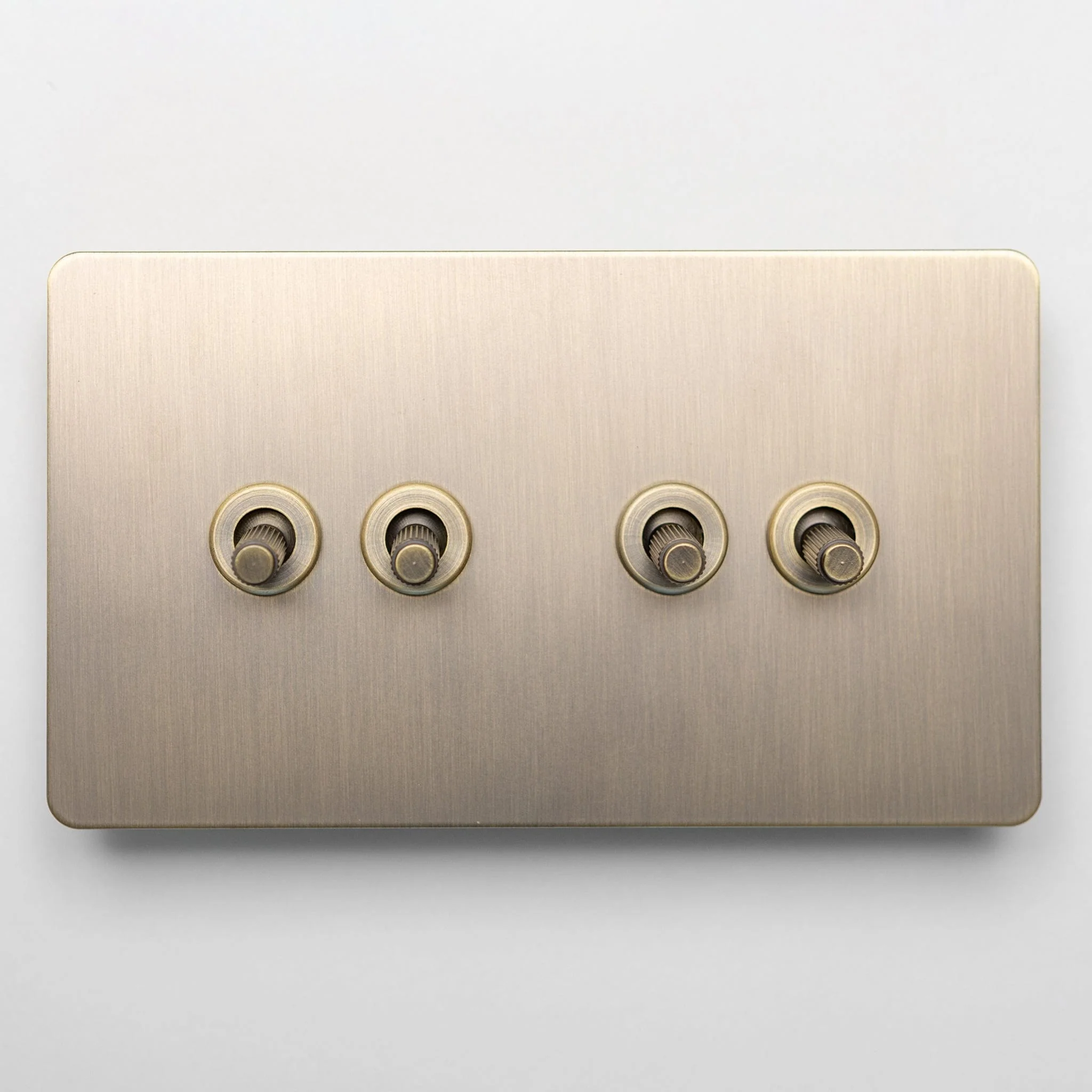 Brass Bee Antique Brass Knurled Switch — Single Dimmer - Image 45