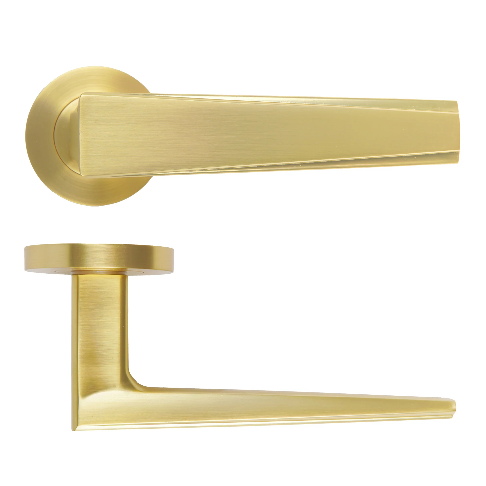 Veloce Lever Handle on Round Rose - Image 6
