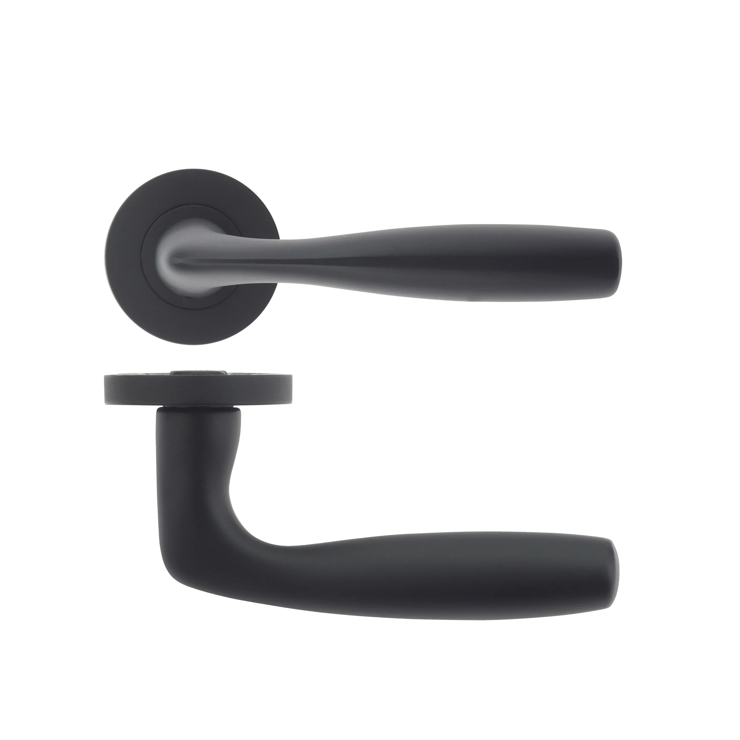 Corvus Lever on Round Rose - Image 6
