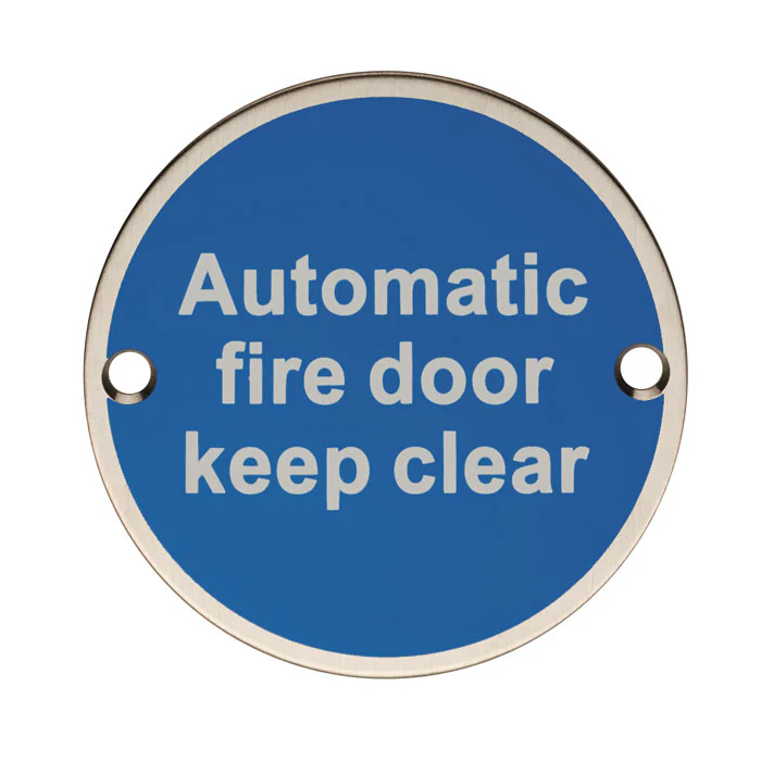 Automatic Fire Door - Keep Clear - Image 2