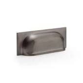 Alexander & Wilks Quantock Cup Pull — 96mm CTC, Antique Brass - Image 2