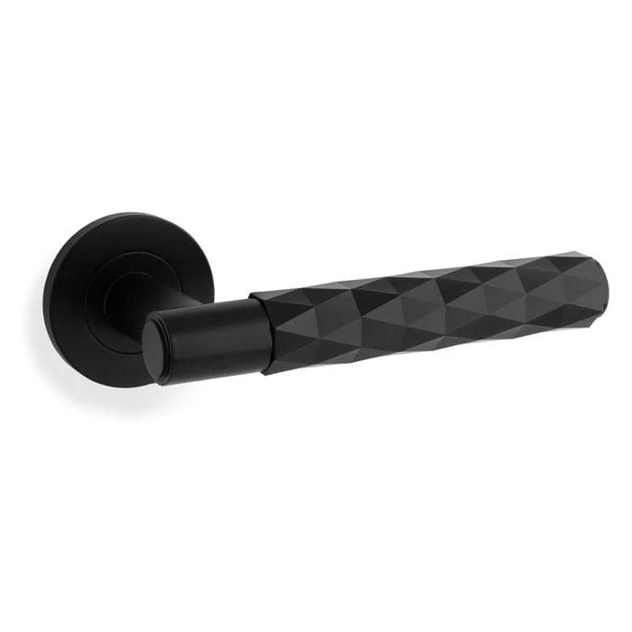 AW Diamond Cut Spitfire Lever on Round Rose - Image 7