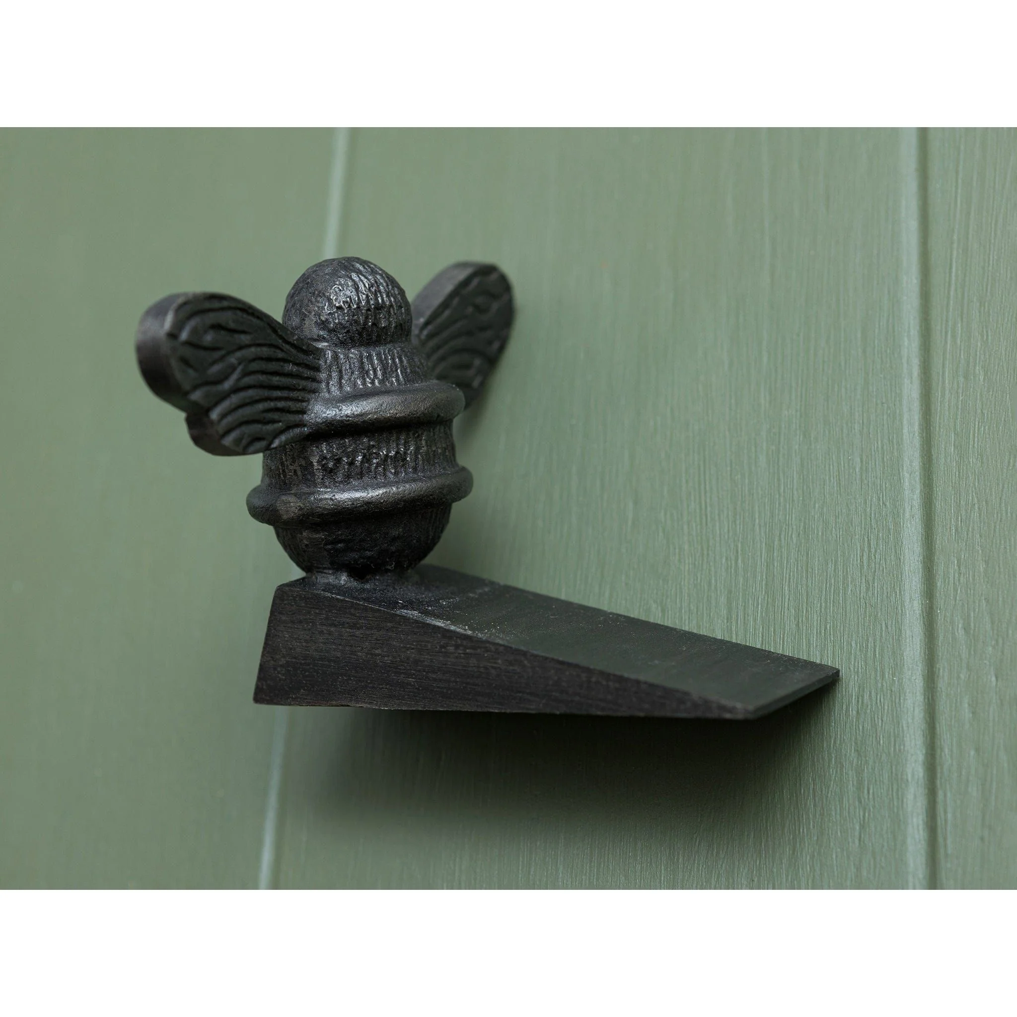 Bee Door Stop Wedge | Brass Bee Door Stop Holder - Image 2