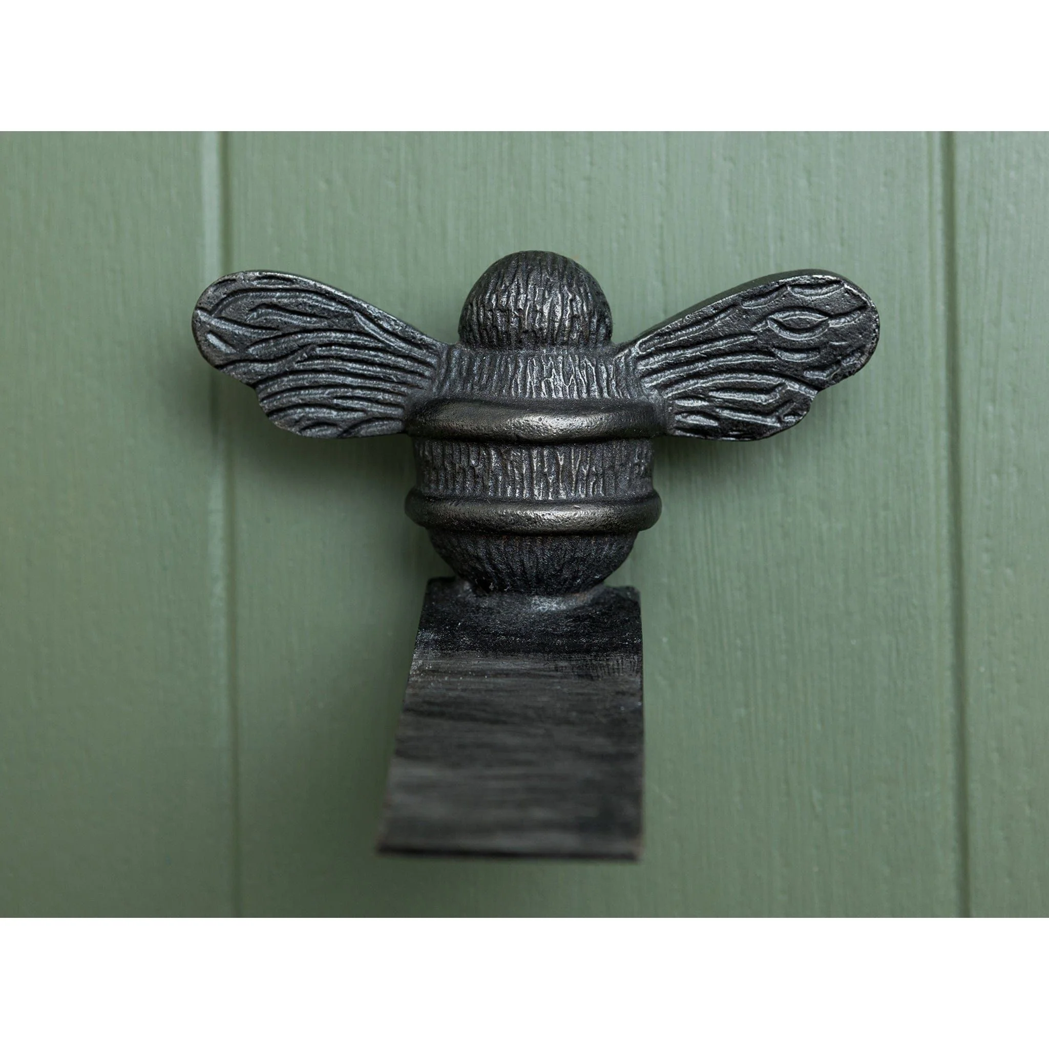 Bee Door Stop Wedge | Brass Bee Door Stop Holder - Image 3