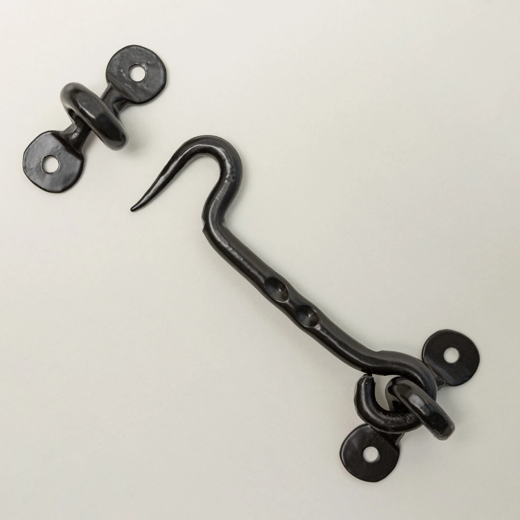 Black Cabin Hook and Eye Door Holder - 8 Sizes - Image 3