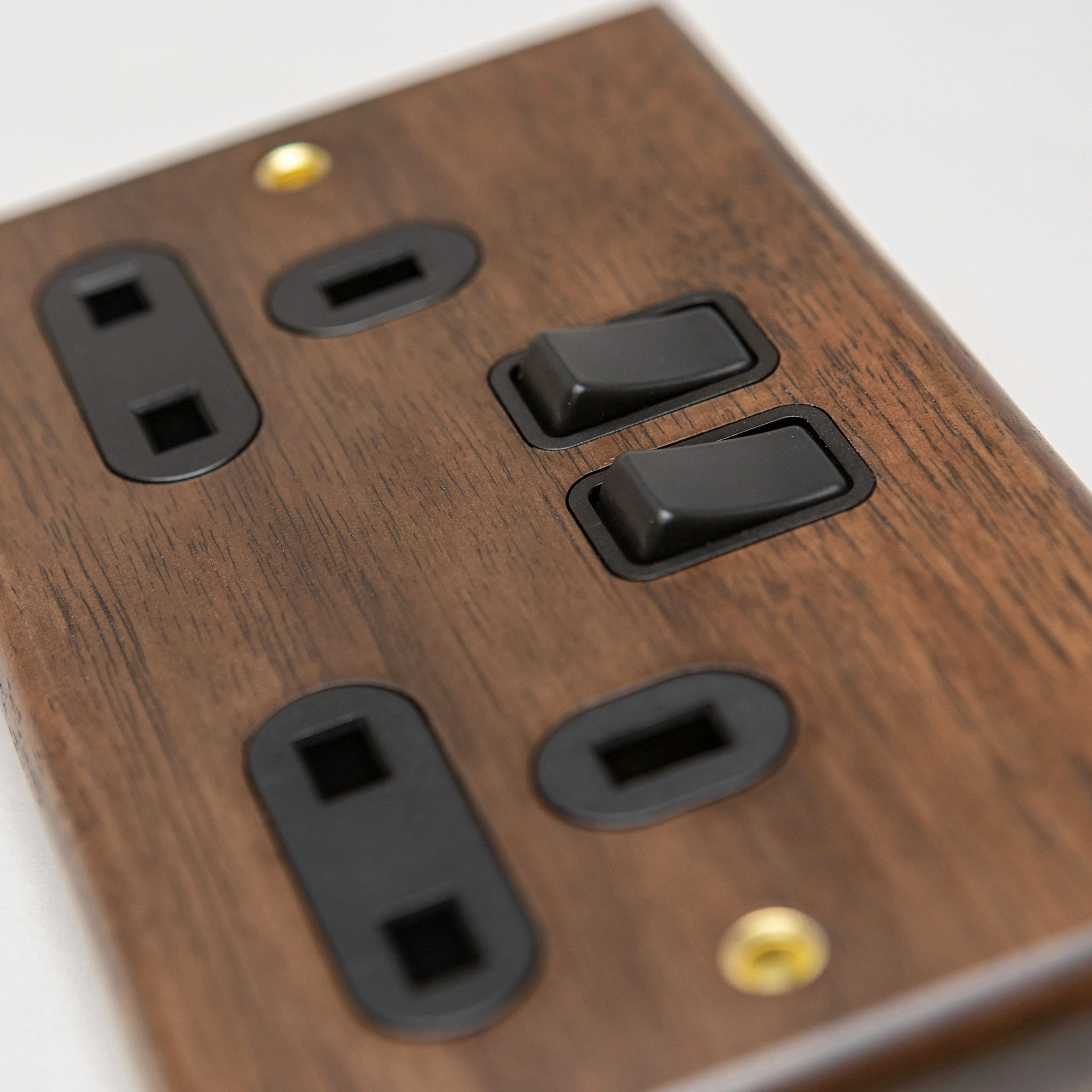 Brass Bee Black Walnut Switch & Socket — 1 Gang 2-Way Toggle (W Series) - Image 15