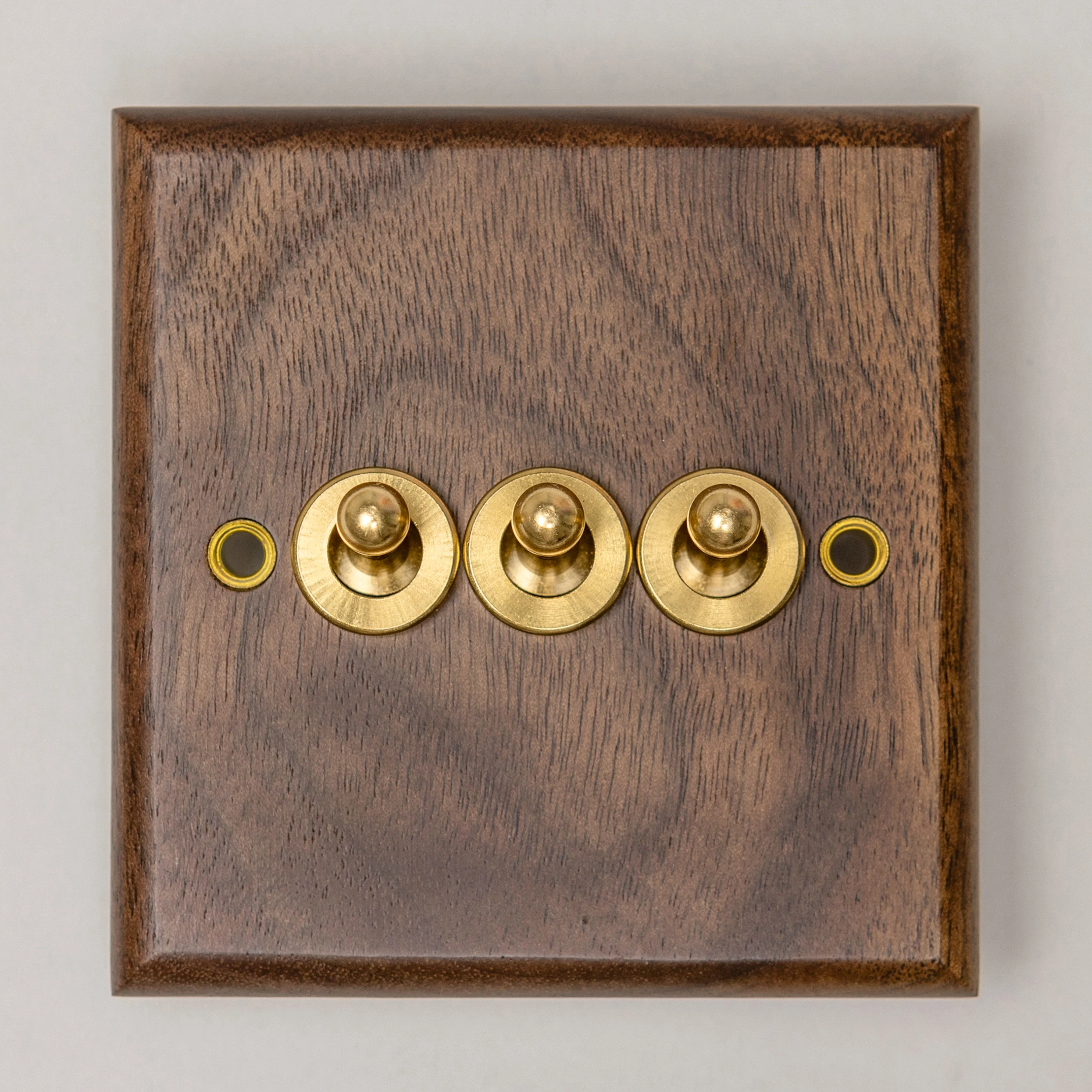 Brass Bee Black Walnut Switch & Socket — 1 Gang 2-Way Toggle (W Series) - Image 17