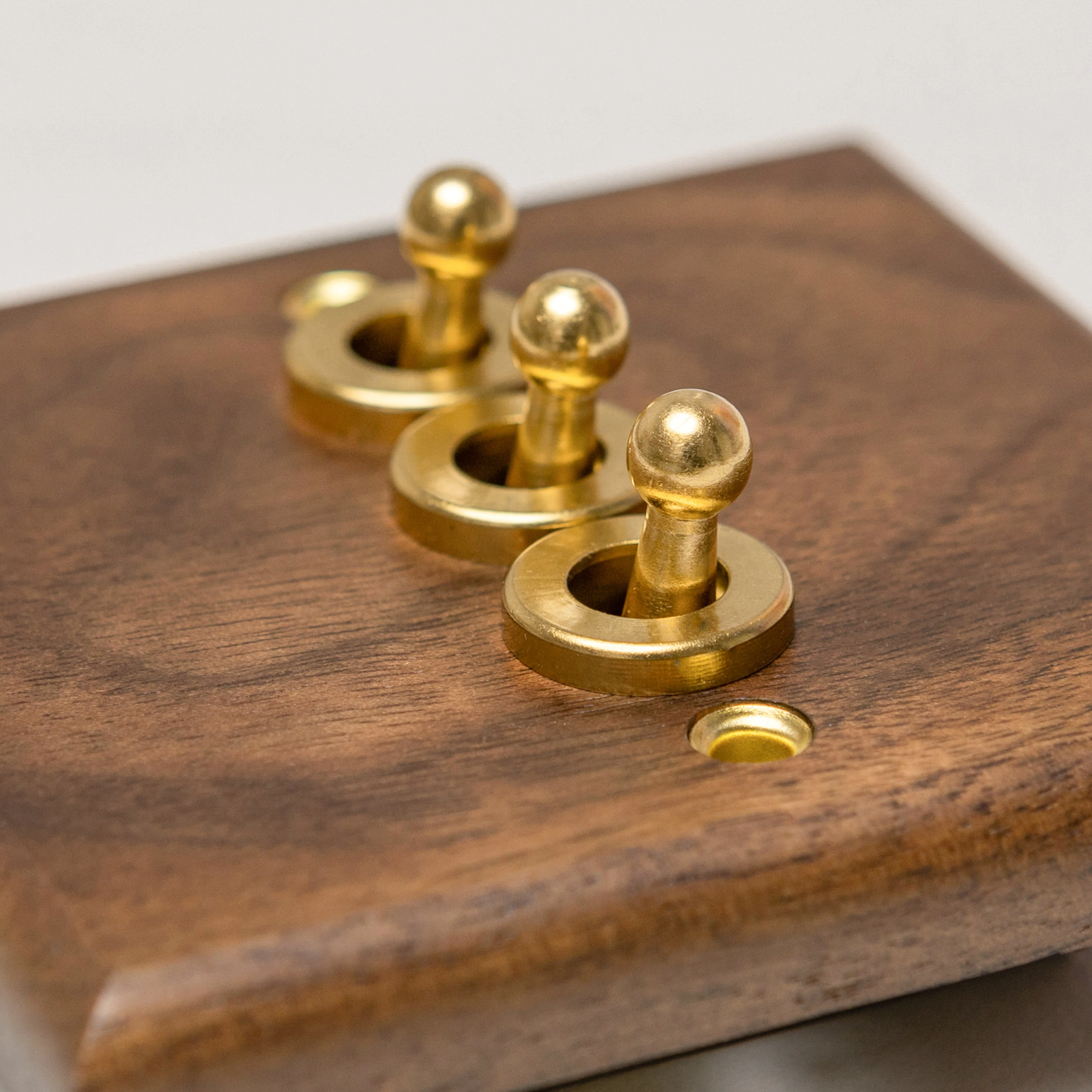 Brass Bee Black Walnut Switch & Socket — 1 Gang 2-Way Toggle (W Series) - Image 18